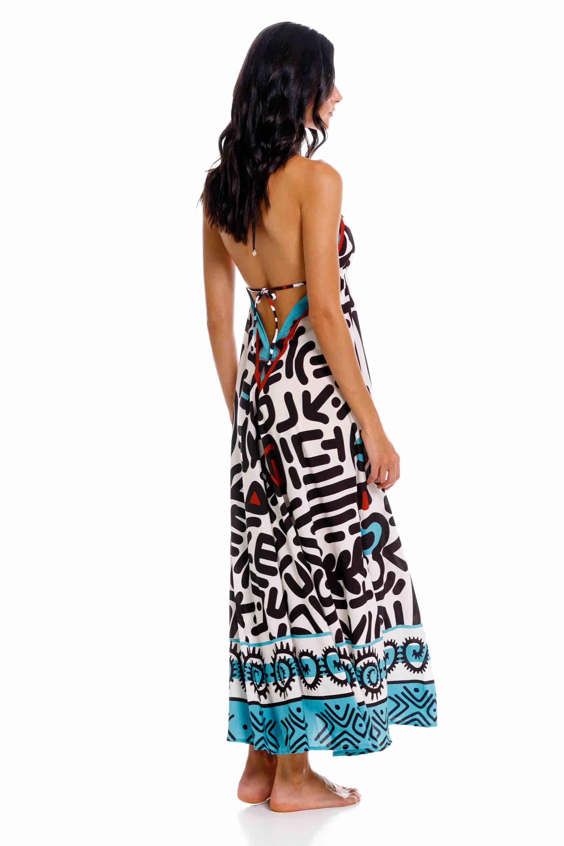 Vestido Largo Bohemia Mazai - miniatura 3