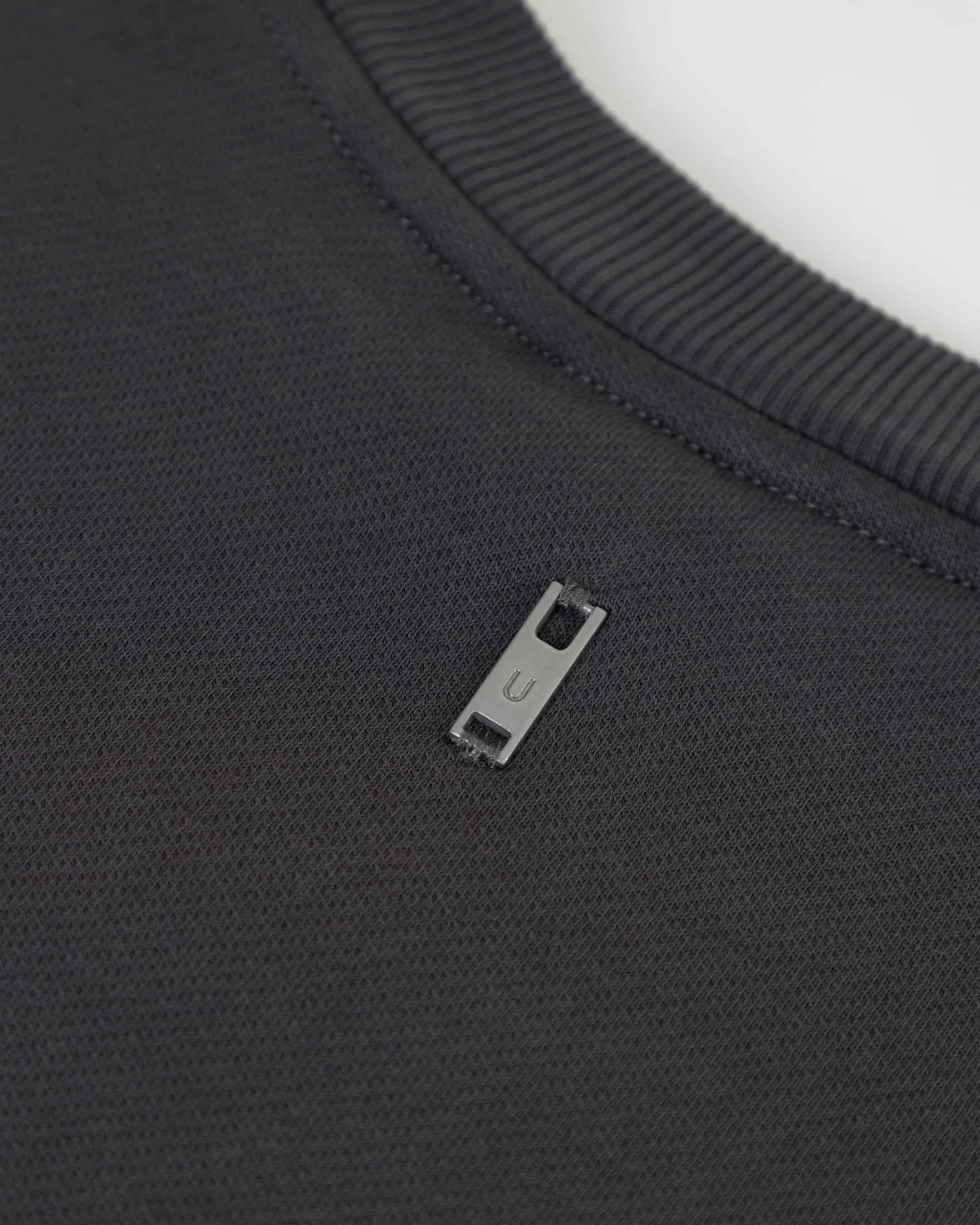 Line Basic Boxy Fit Crewneck Dark Gray - miniatura 6