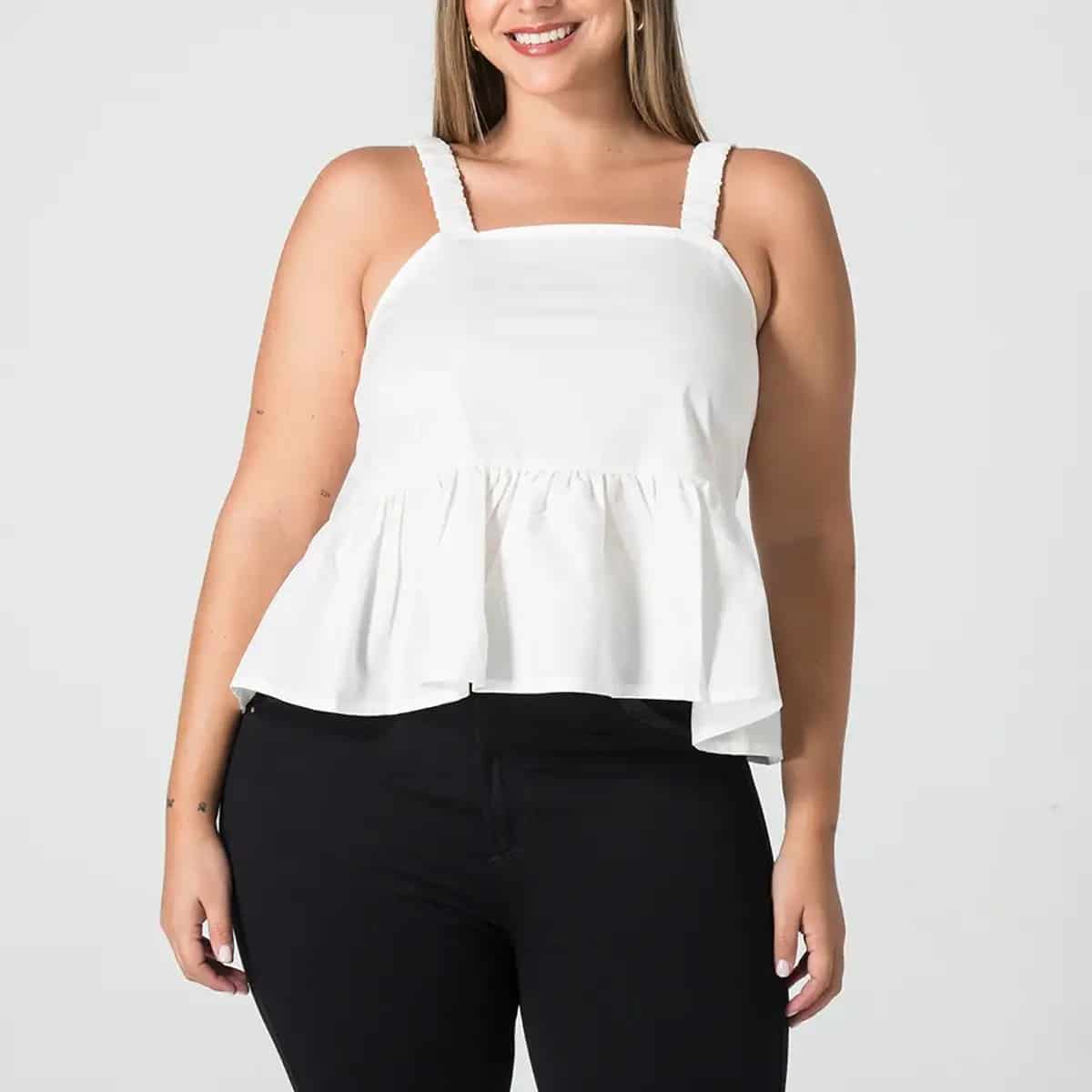 Blusa Manga Sisa Bandes - miniatura 1