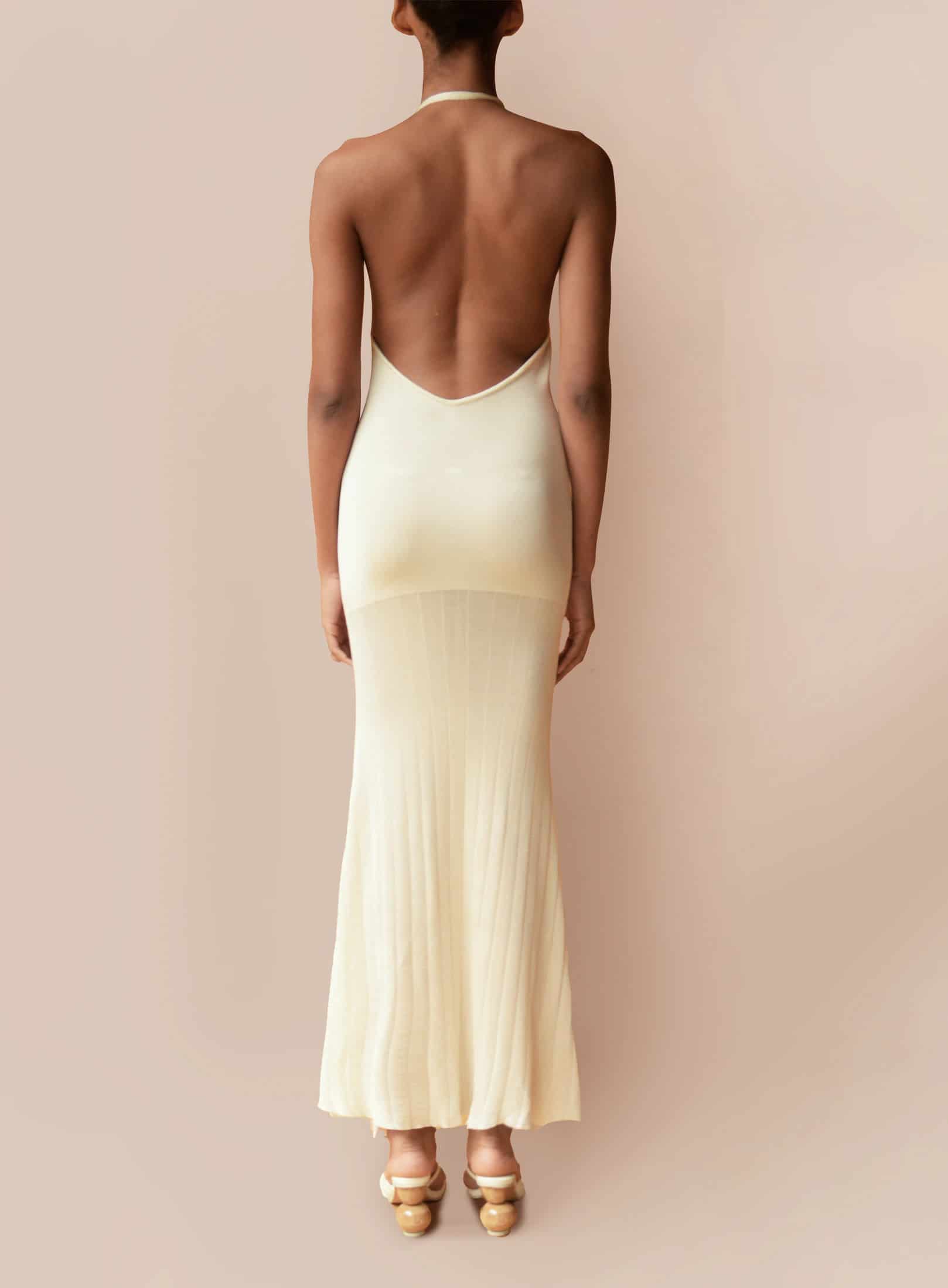 LIATRIS MAXI DRESS IVORY - miniatura 2