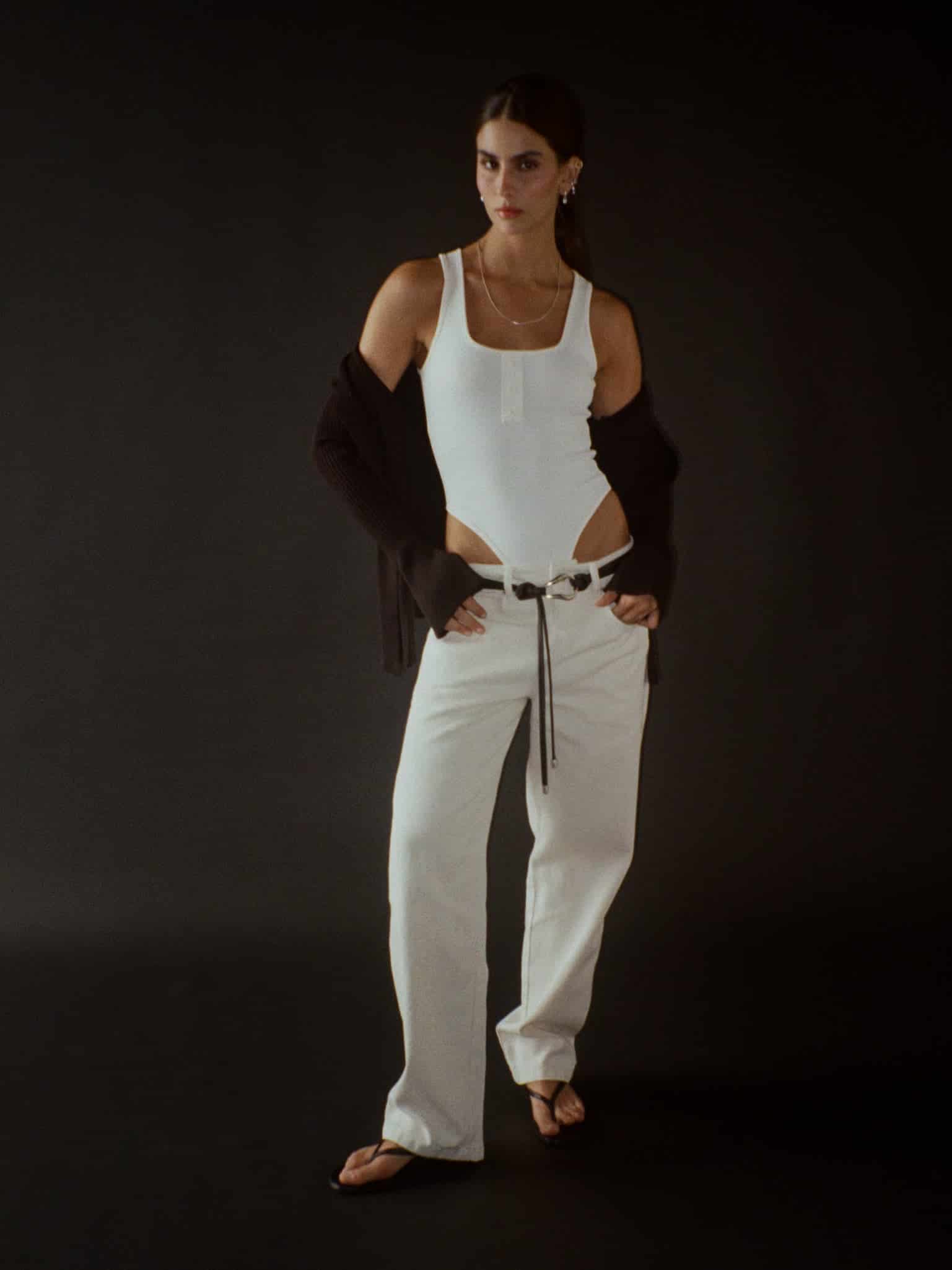 HALF BUTTON BODY - SOFT WHITE - miniatura 4