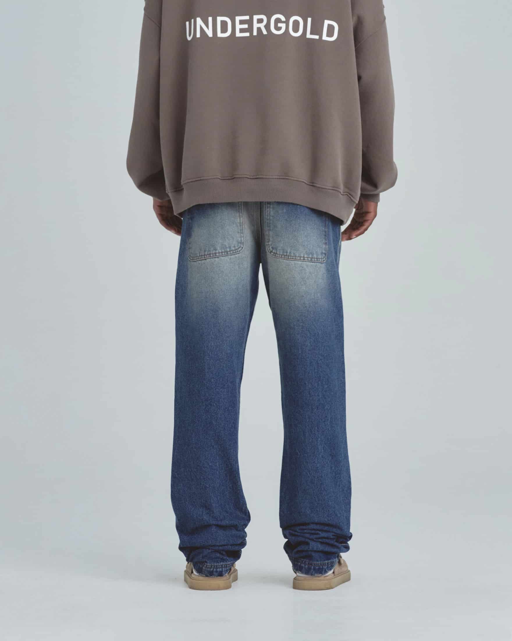 Line Basic Slim Fit Jeans Mid Blue - miniatura 7