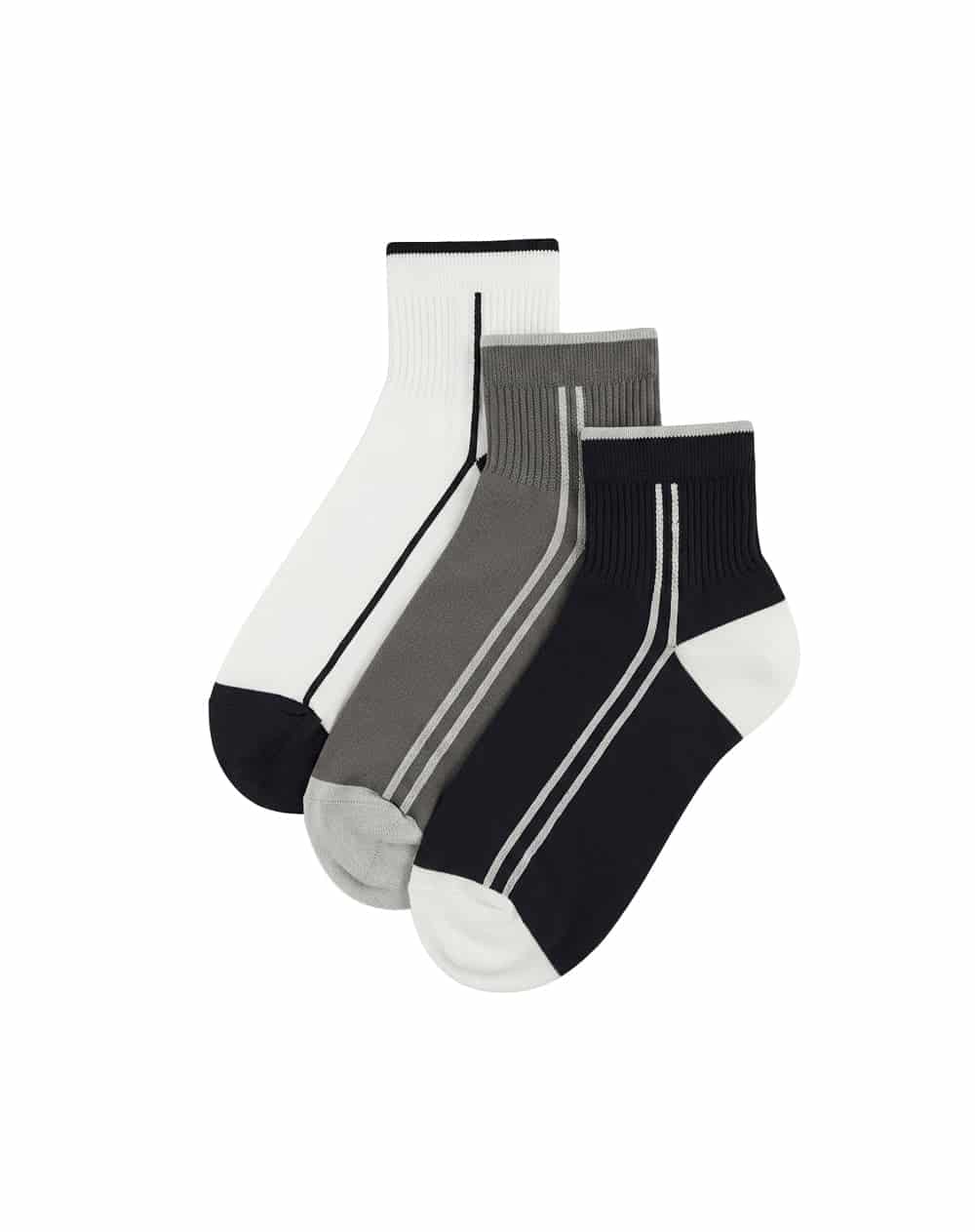 3 pares de medias cortas surtido hombre - miniatura 1