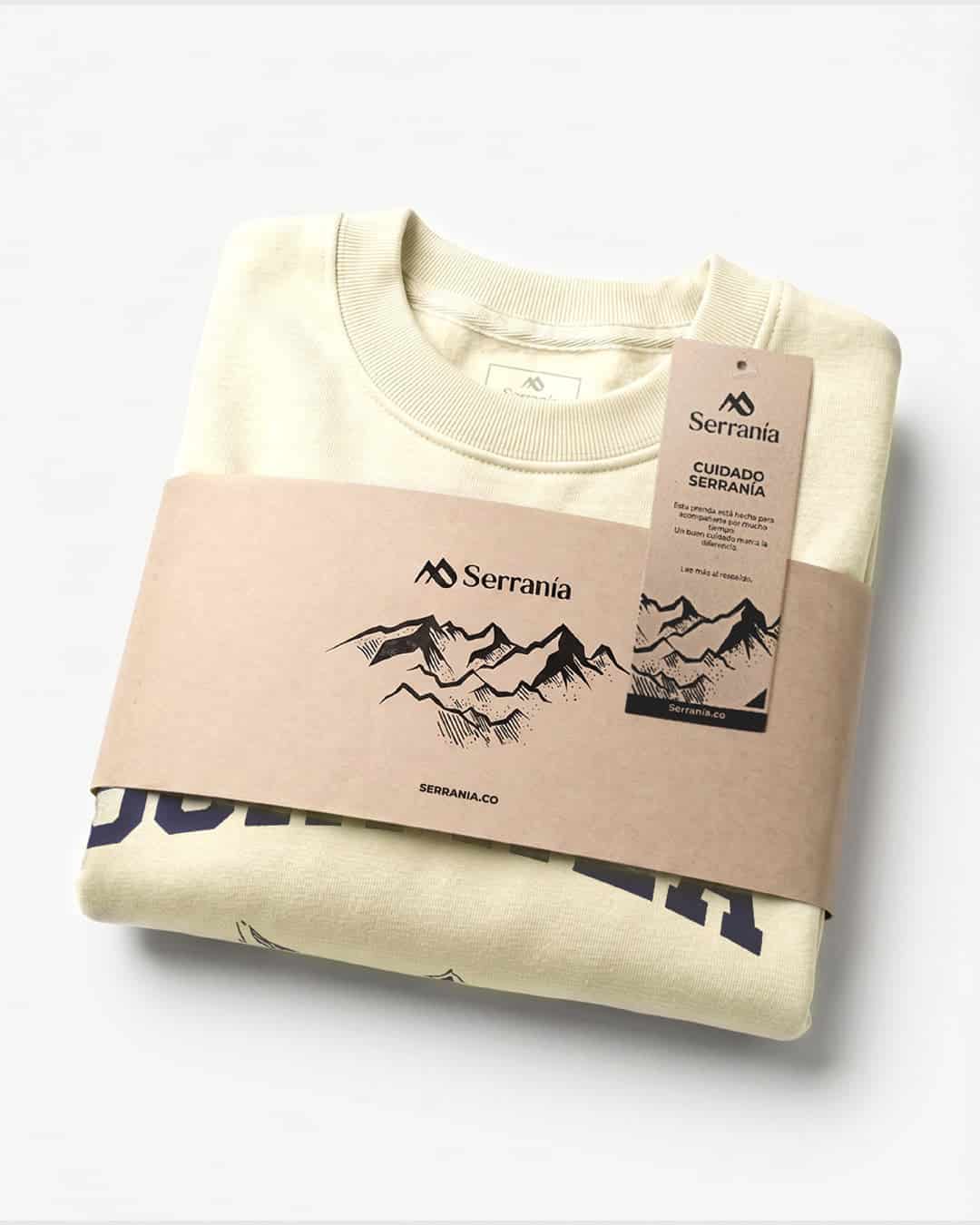 Buzo Unisex Colibrí Marfil - miniatura 5