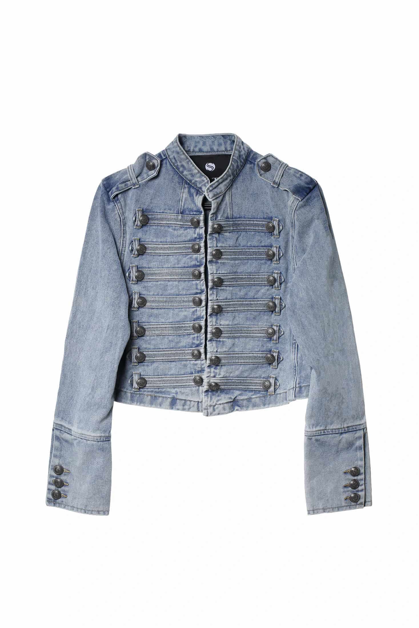 DENIM NAPOLEON JACKET - miniatura 2