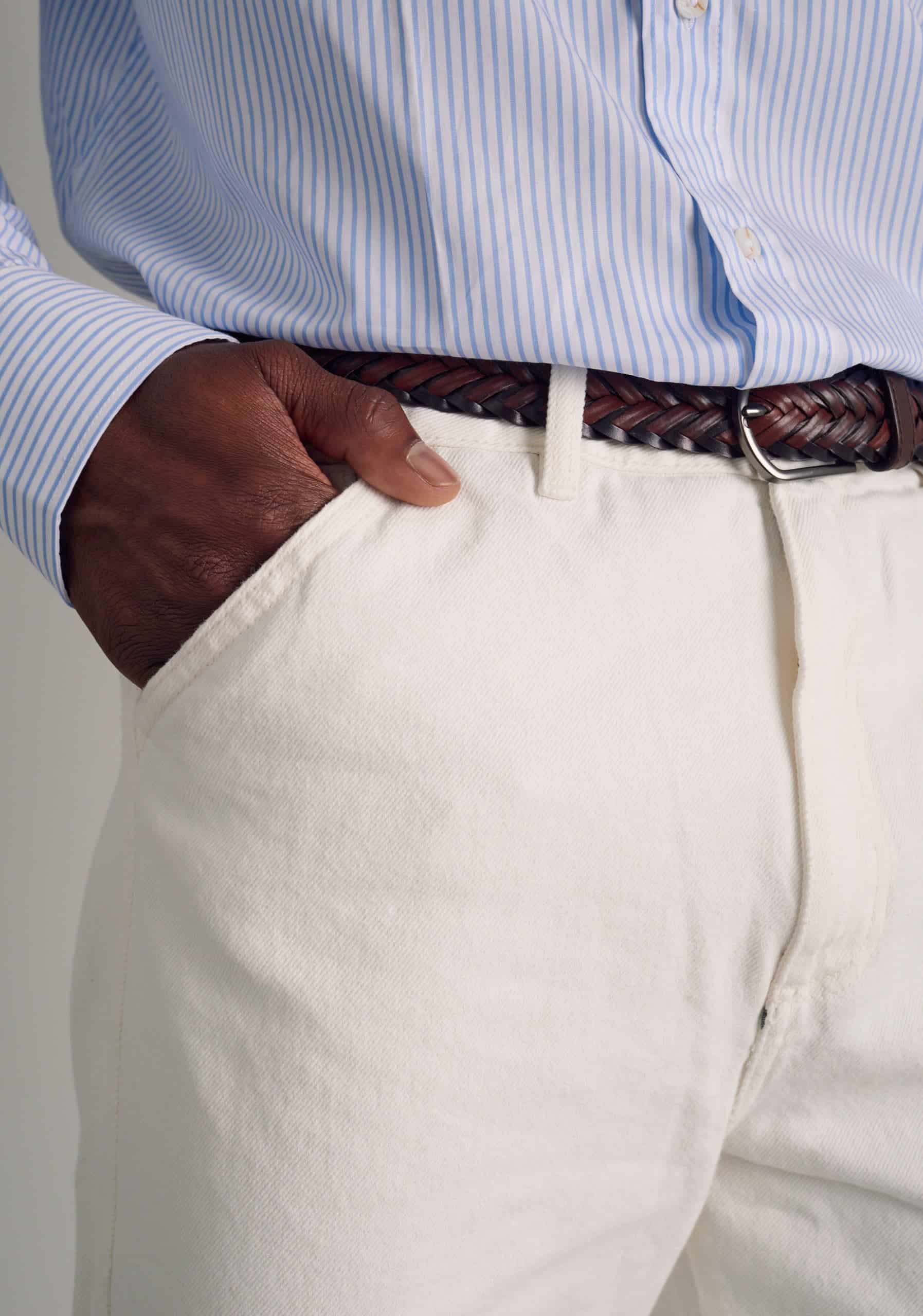 Pantalón H Dylan 5 Bols. Marfil - miniatura 5