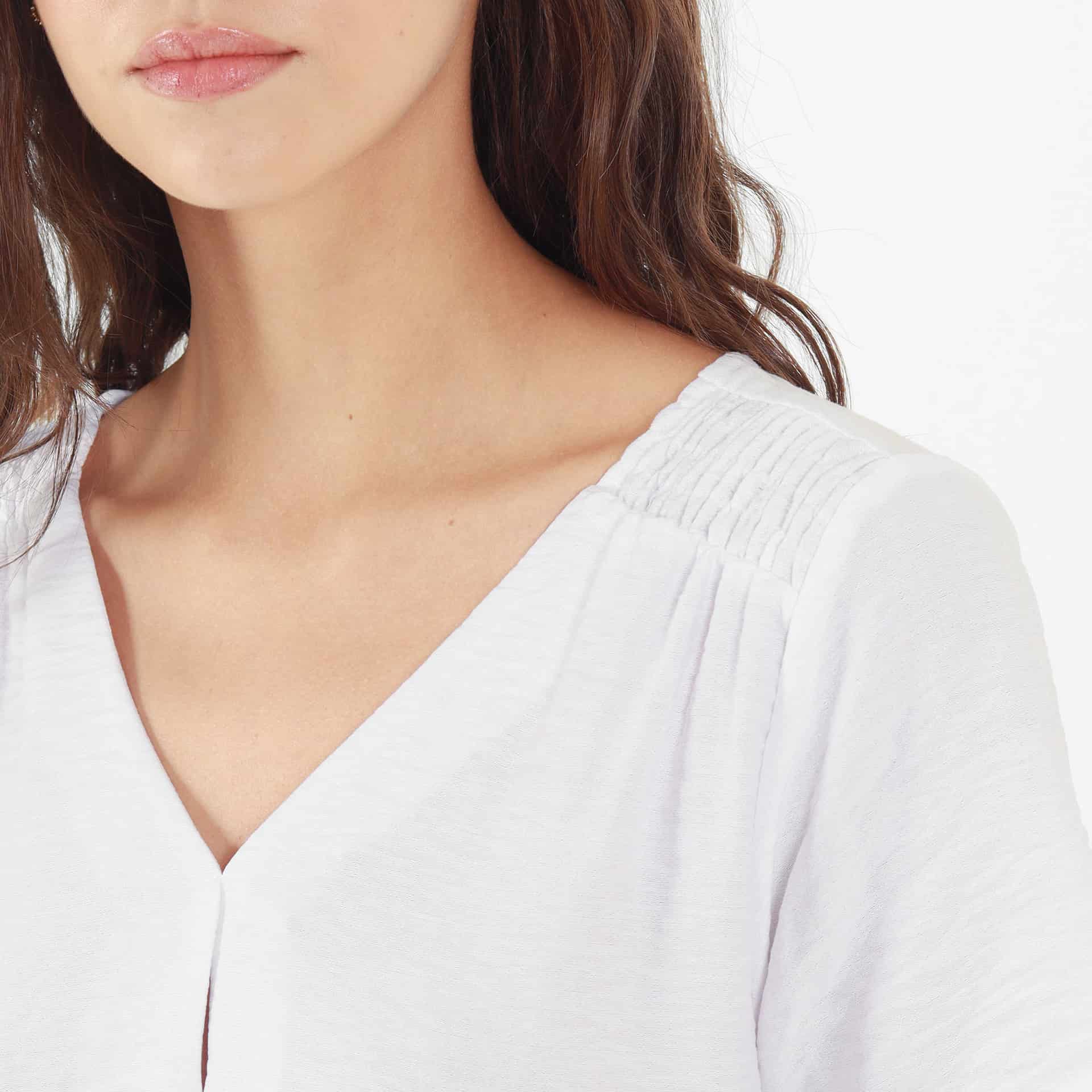 Blusa Cuello V Manga Corta - miniatura 9