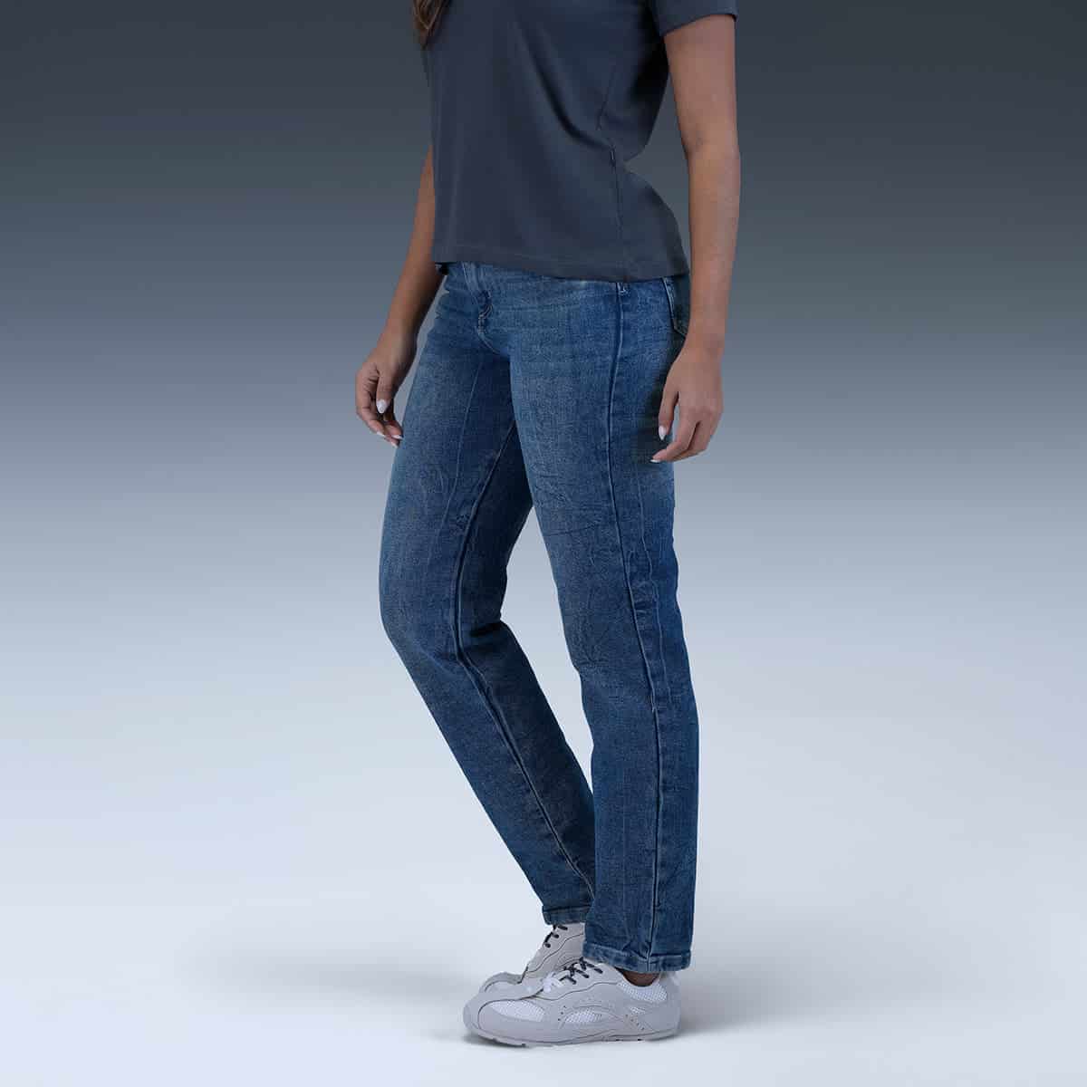 Jeans Slim Azul Mujer - miniatura 3