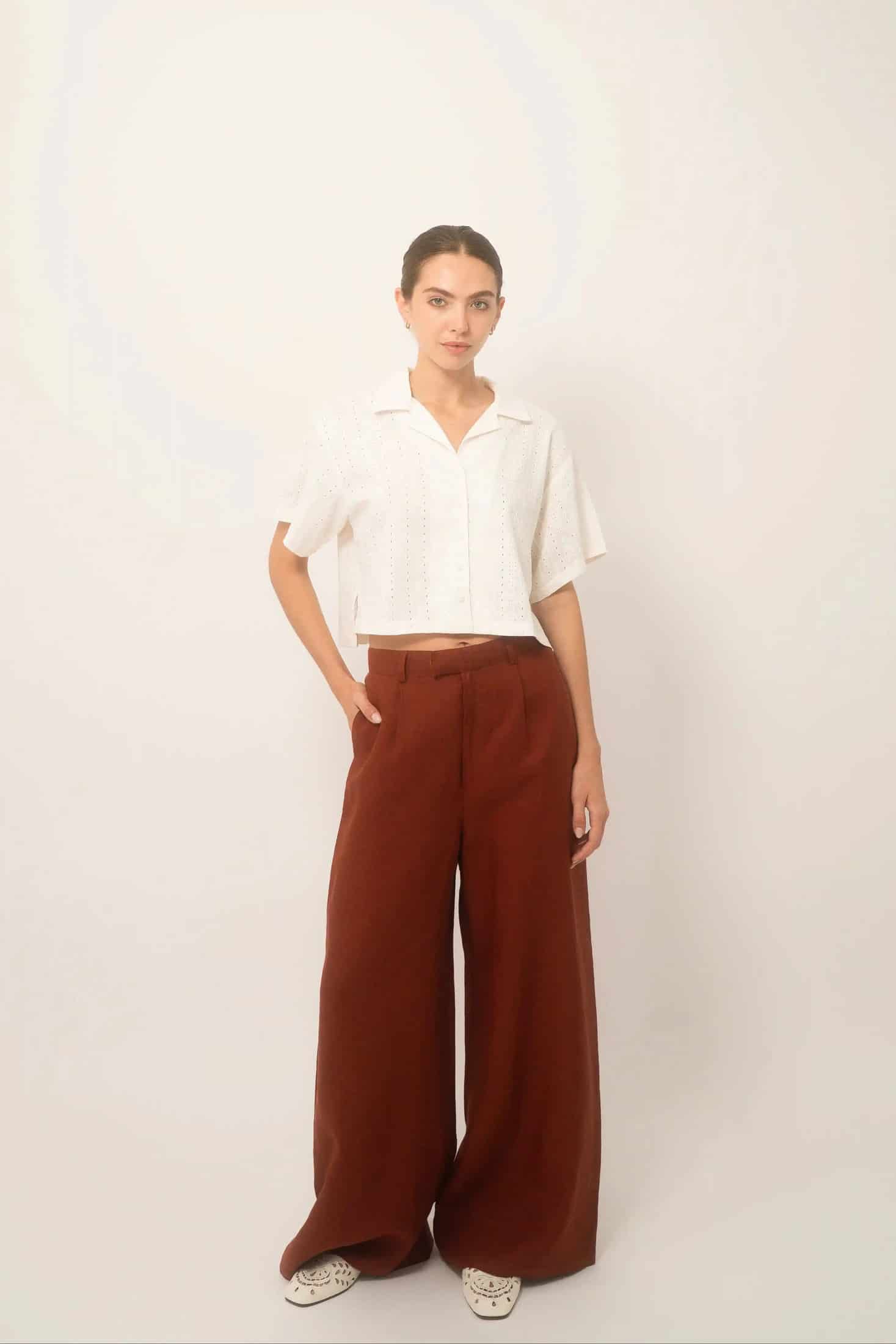 Cuban Shirt Women Algodón - miniatura 1