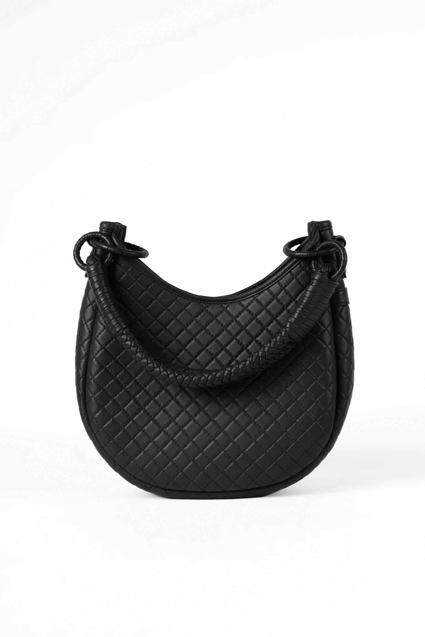 Saddle Shoulder Bag, Black - miniatura 1
