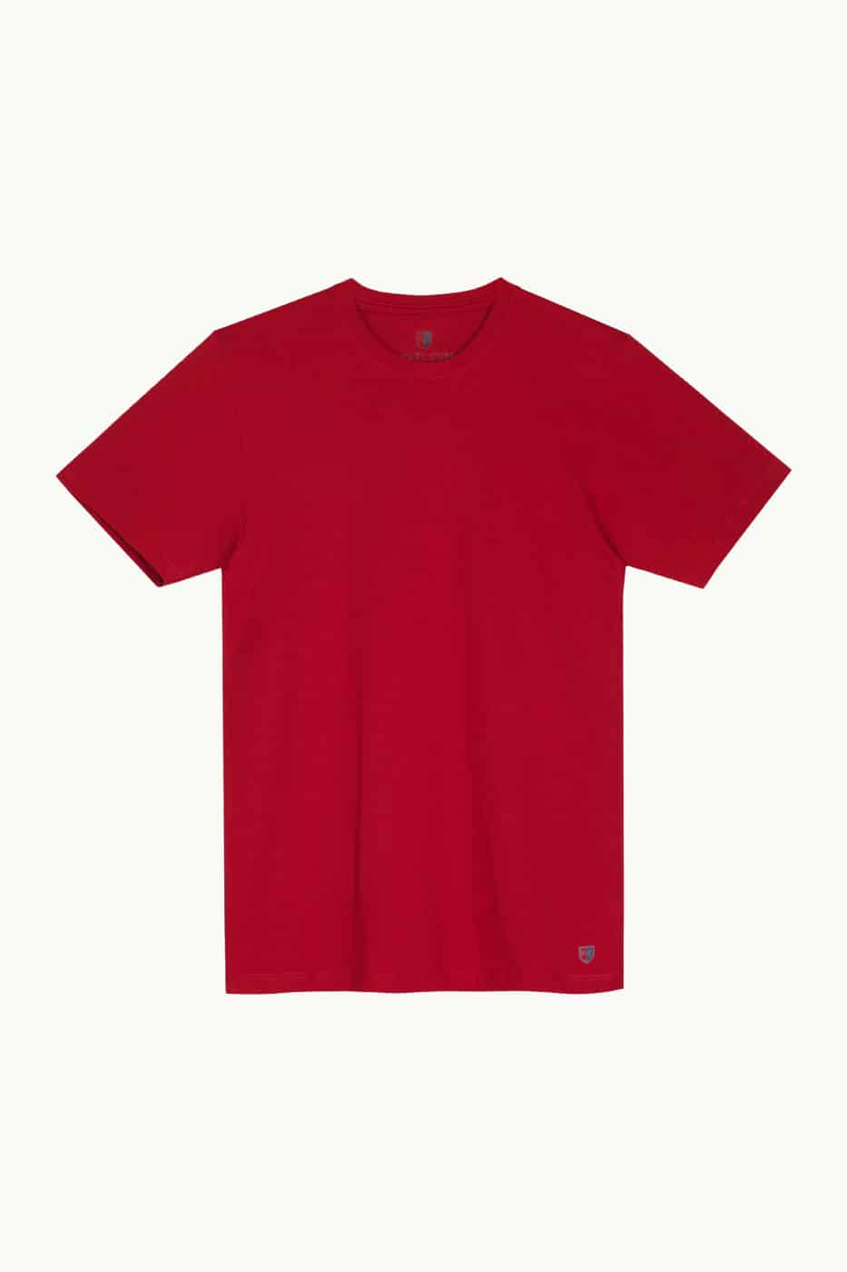 T-shirt Slim Fit 100% Algodón Rojo - miniatura 4