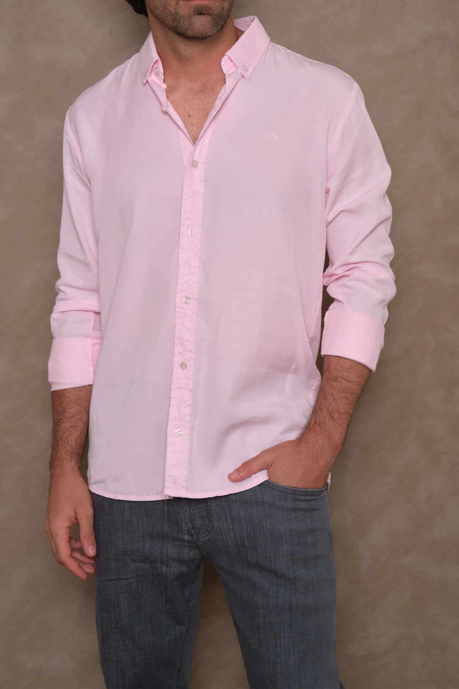 CAMISA LYOCELL NP BABY PINK - miniatura 1
