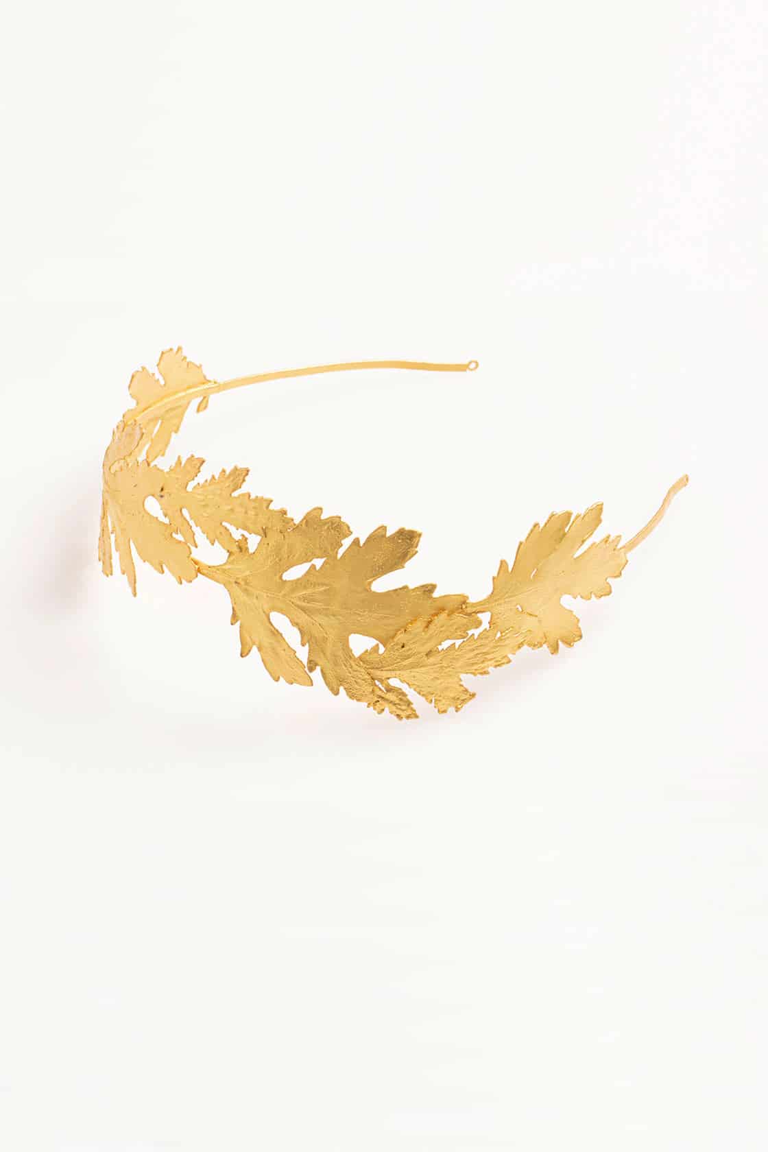 CHRYSANTHEMUS LEAVES HEADBAND - miniatura 3