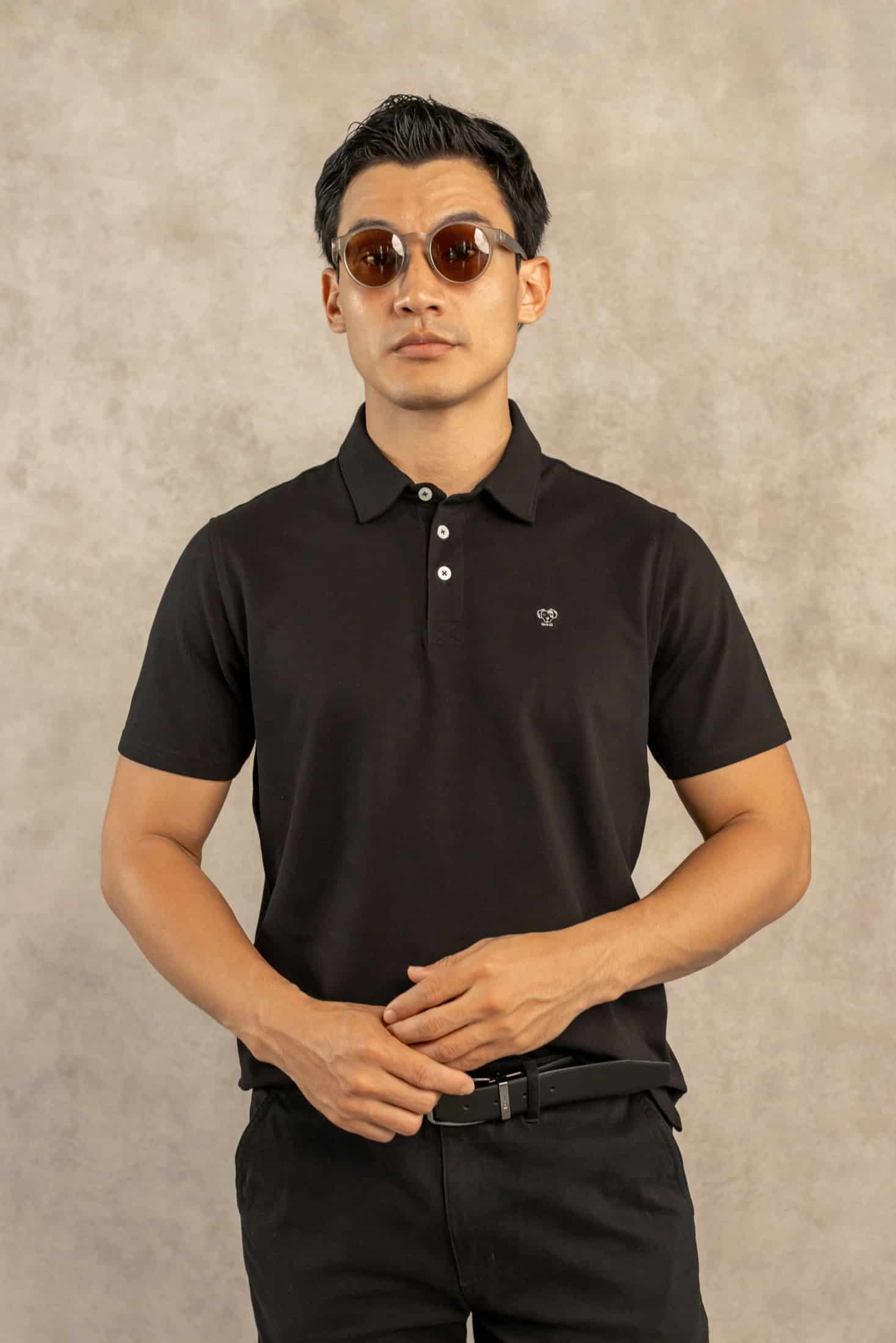 Polo Antimanchas Negra - miniatura 4
