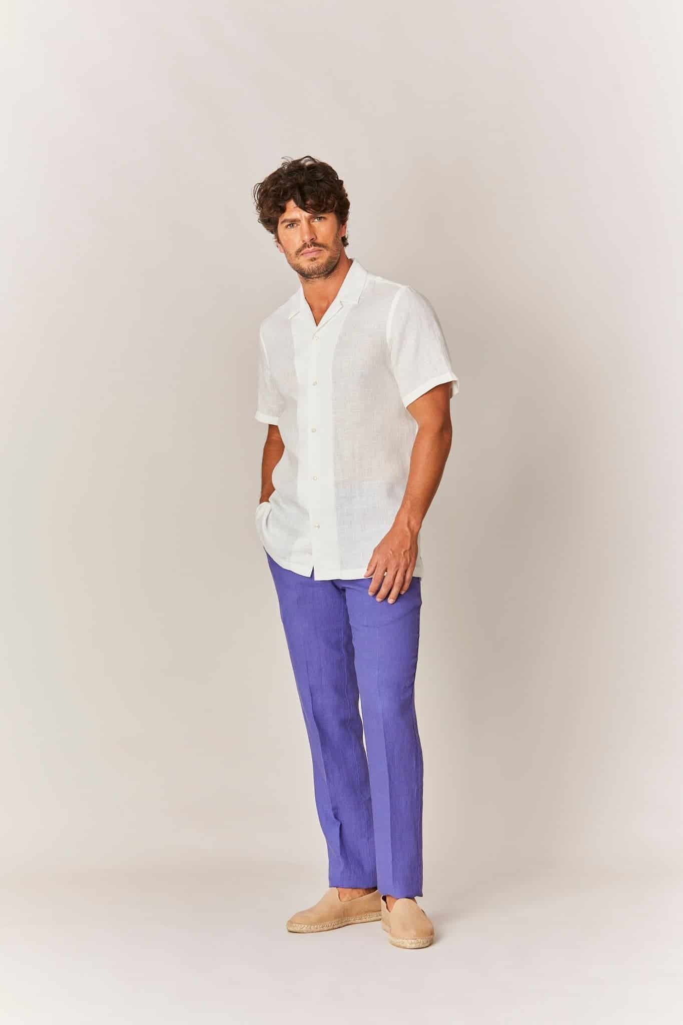 Men's linen shirt card - miniatura 4