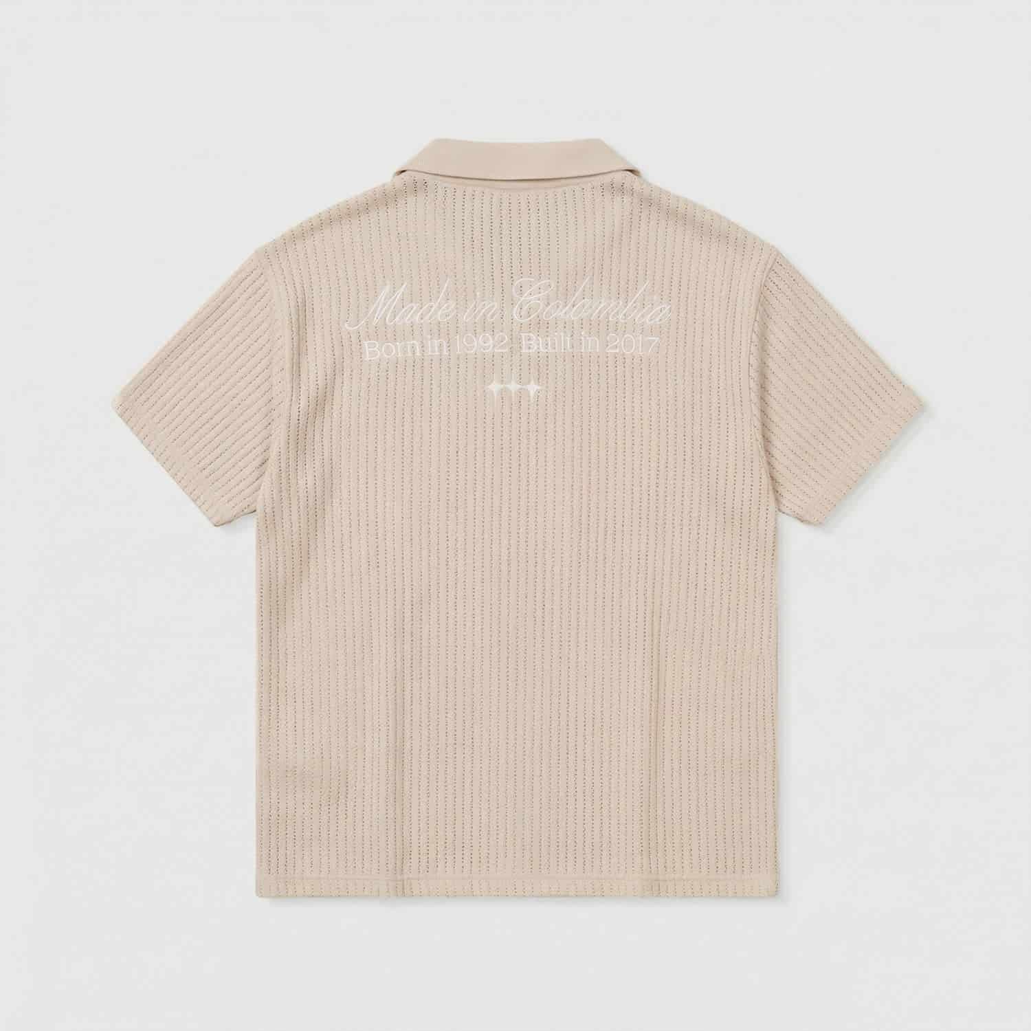 Knit Resort Polo - Sand - miniatura 4