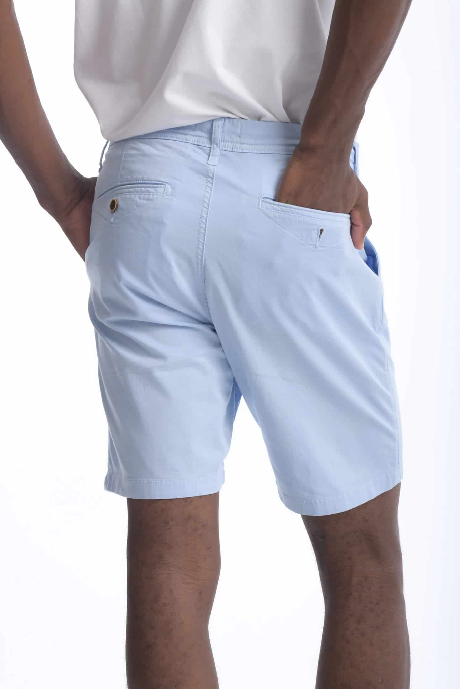 Bermuda Chino Dril Azul Marino - miniatura 11