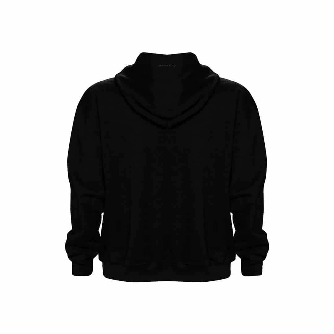 Buzo Hoodie Oversize Negro | Basics Chrome - miniatura 3