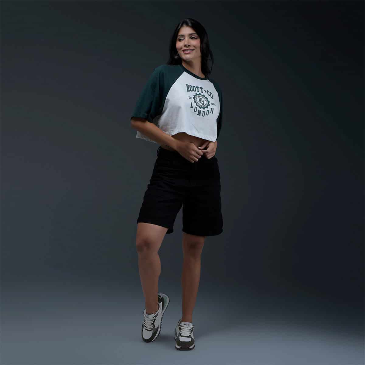 Camiseta Oversize Blanca Verde - miniatura 4