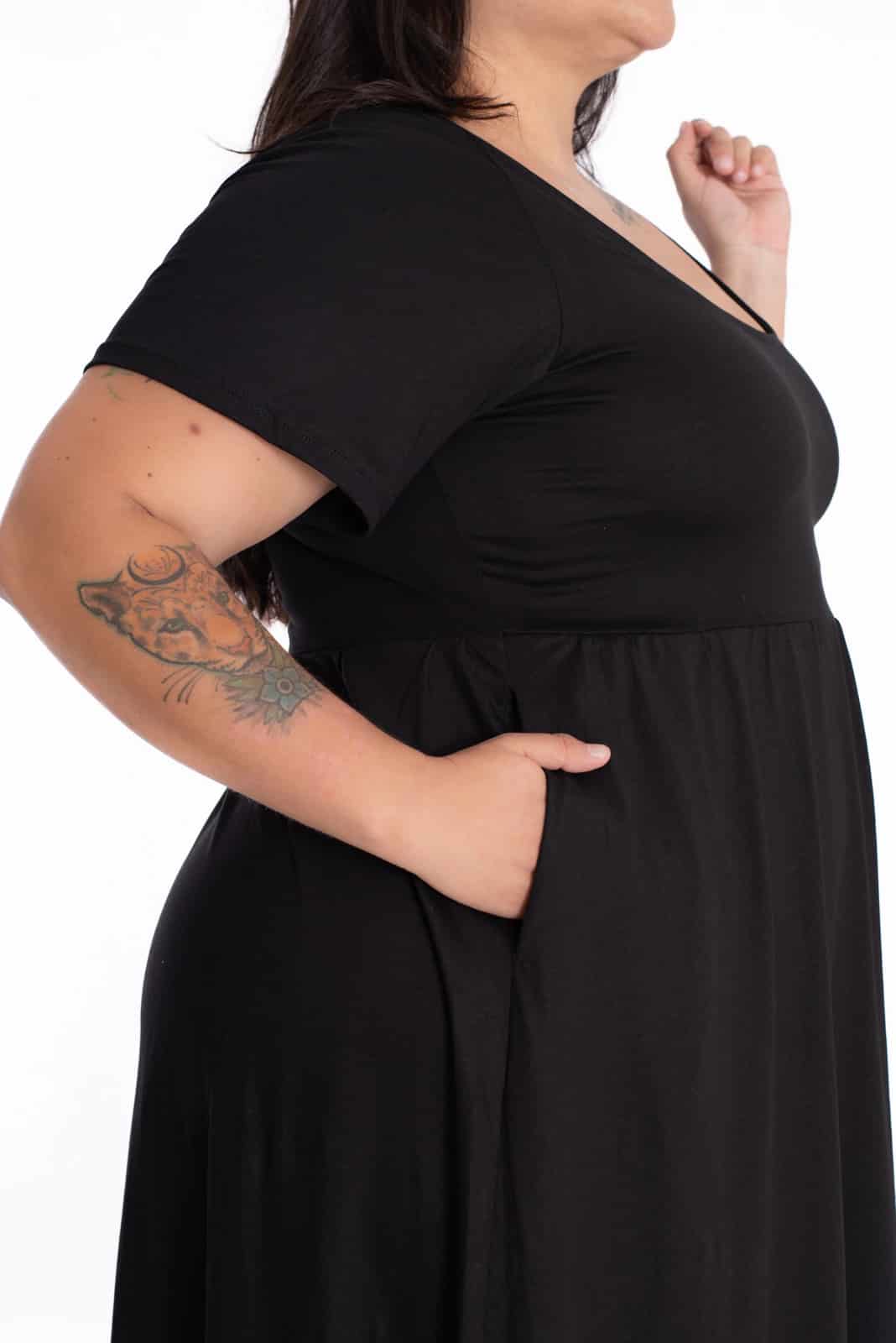 Vestido Vanessa Negro - miniatura 4