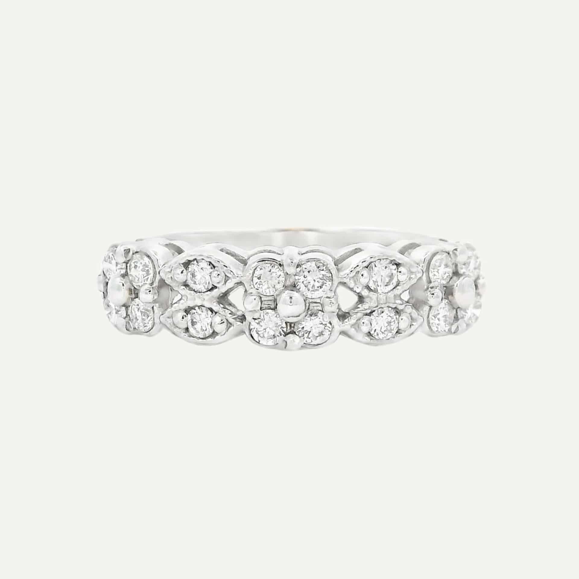 Anillo Flores Antique - miniatura 1