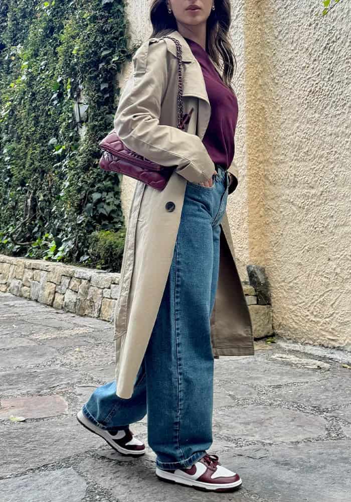 Jean Rígido Wide Leg Balloon para Mujer con Dirty - miniatura 2