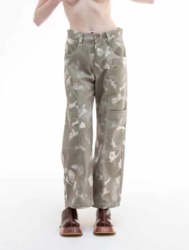 WIDE LEG CARGO TROUSERS - miniatura 1
