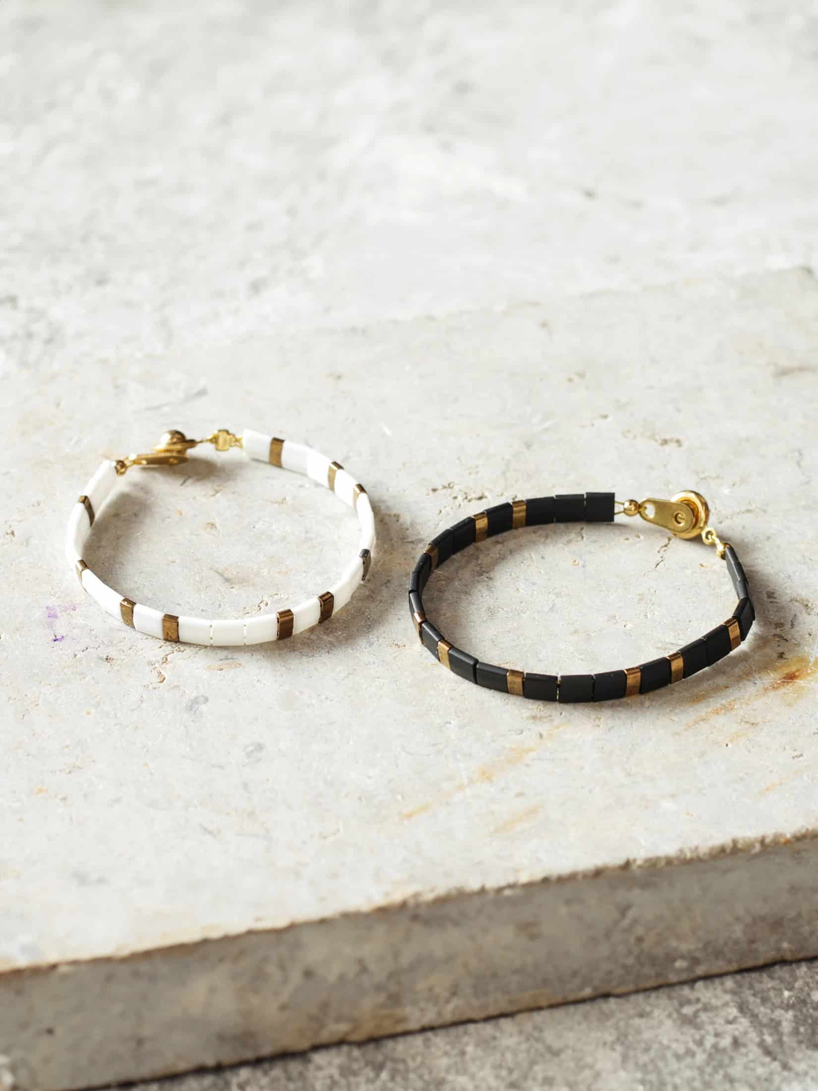 Combo Brazaletes Pareja Miyuki Tila 5mm - miniatura 3