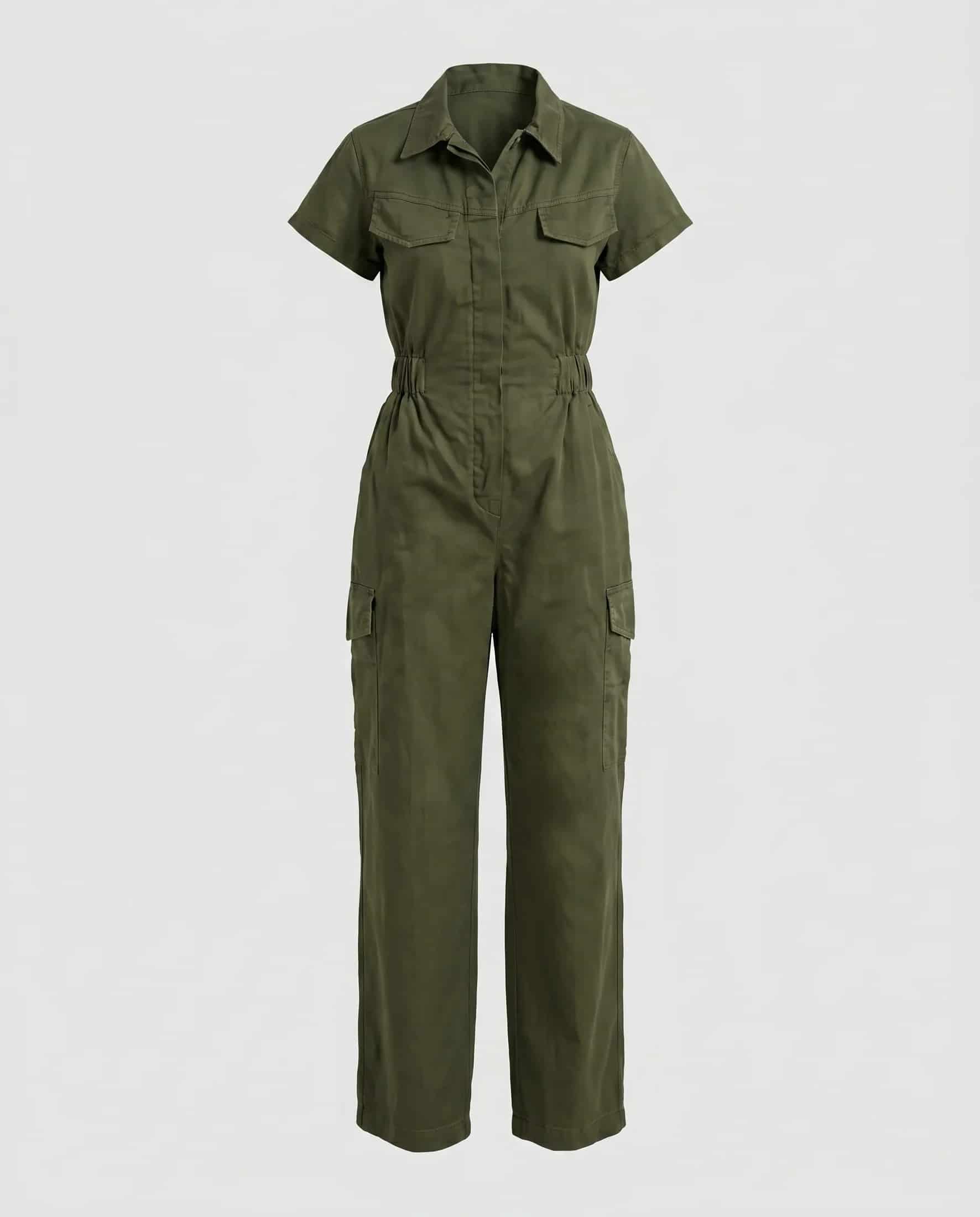 Organic Cotton Cargo Jumpsuit - miniatura 6