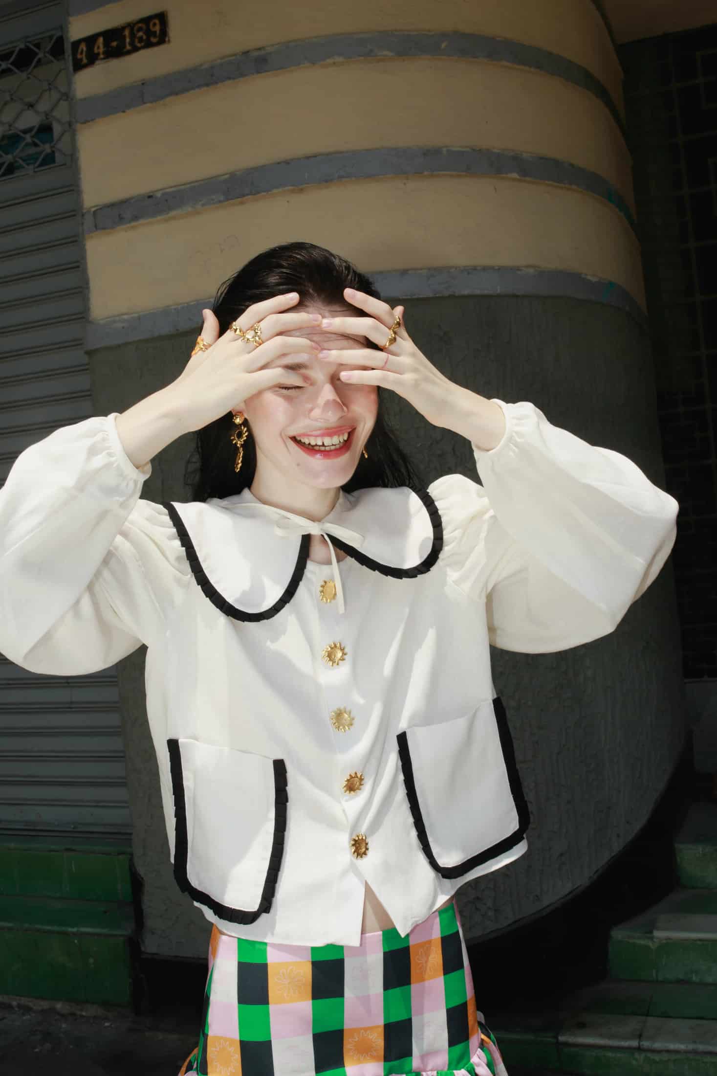 FLOR DE SOL SHIRT (IVORY) - miniatura 4