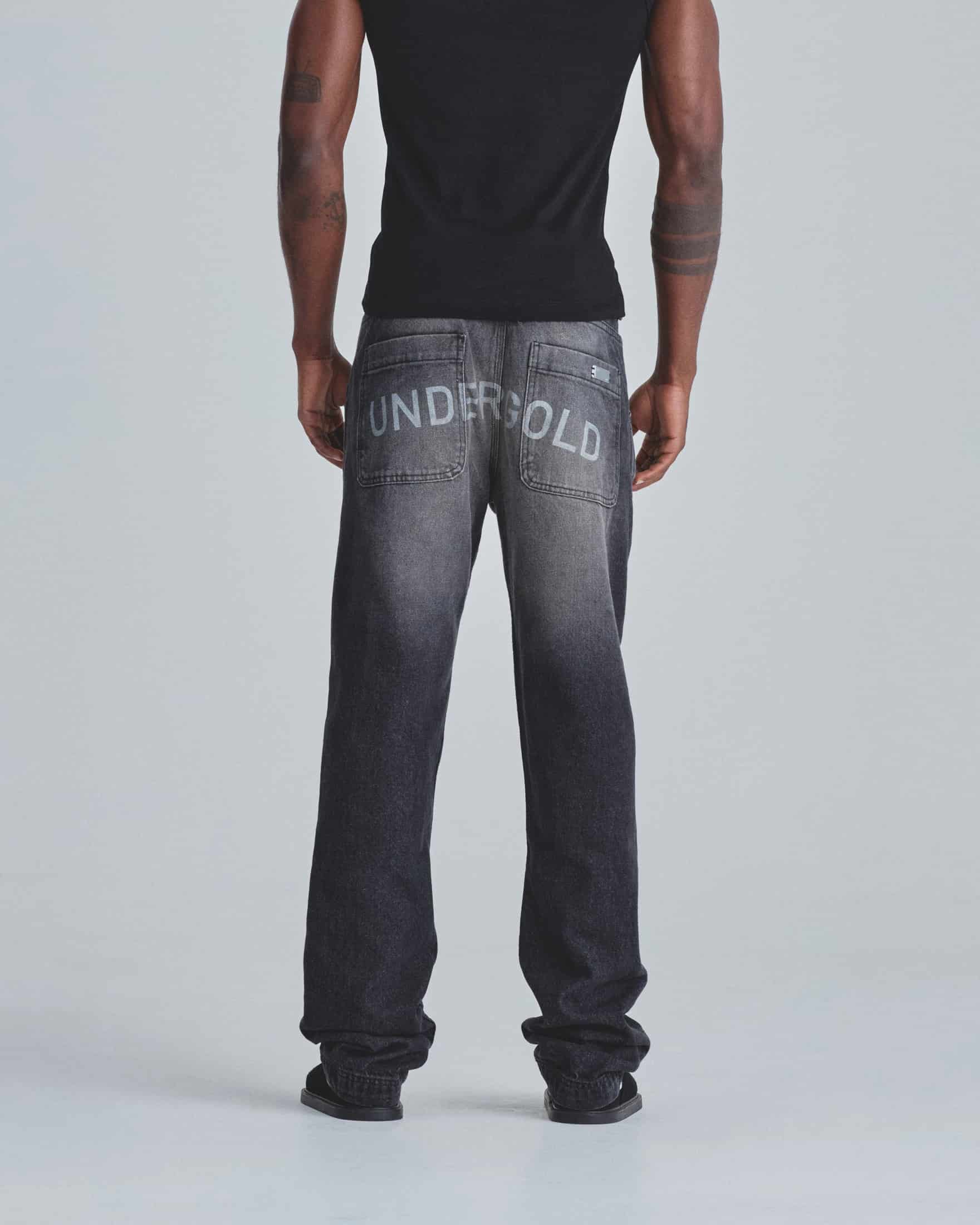 Line Basic Slim fit Fit Jeans Washed Black - miniatura 7