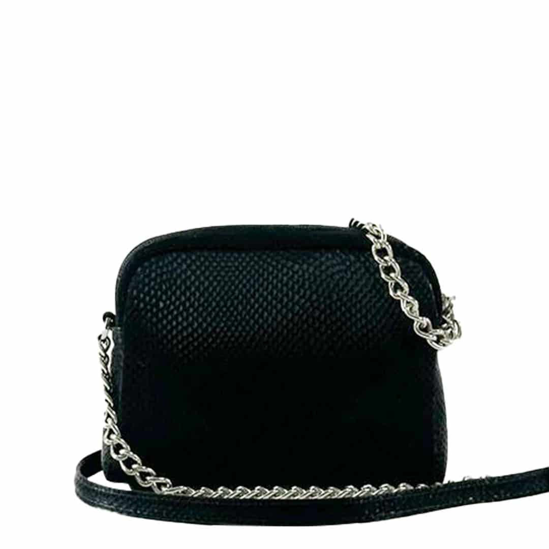 Manos Libres para Mujer Mykonos Negro con Cargadera de Cadena Cobra Noir - miniatura 3