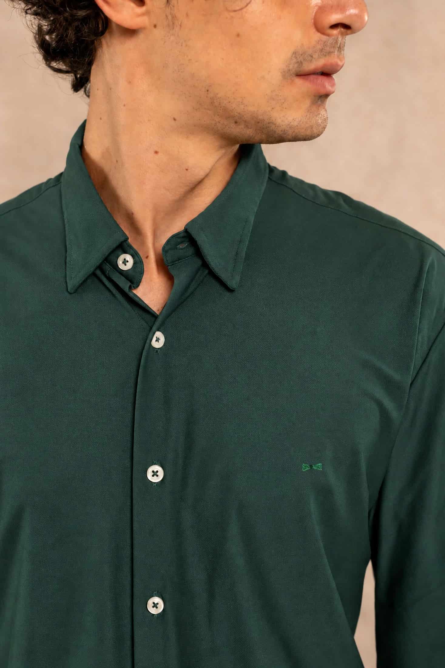 Camisa Performance Oxford Esmerald - miniatura 5