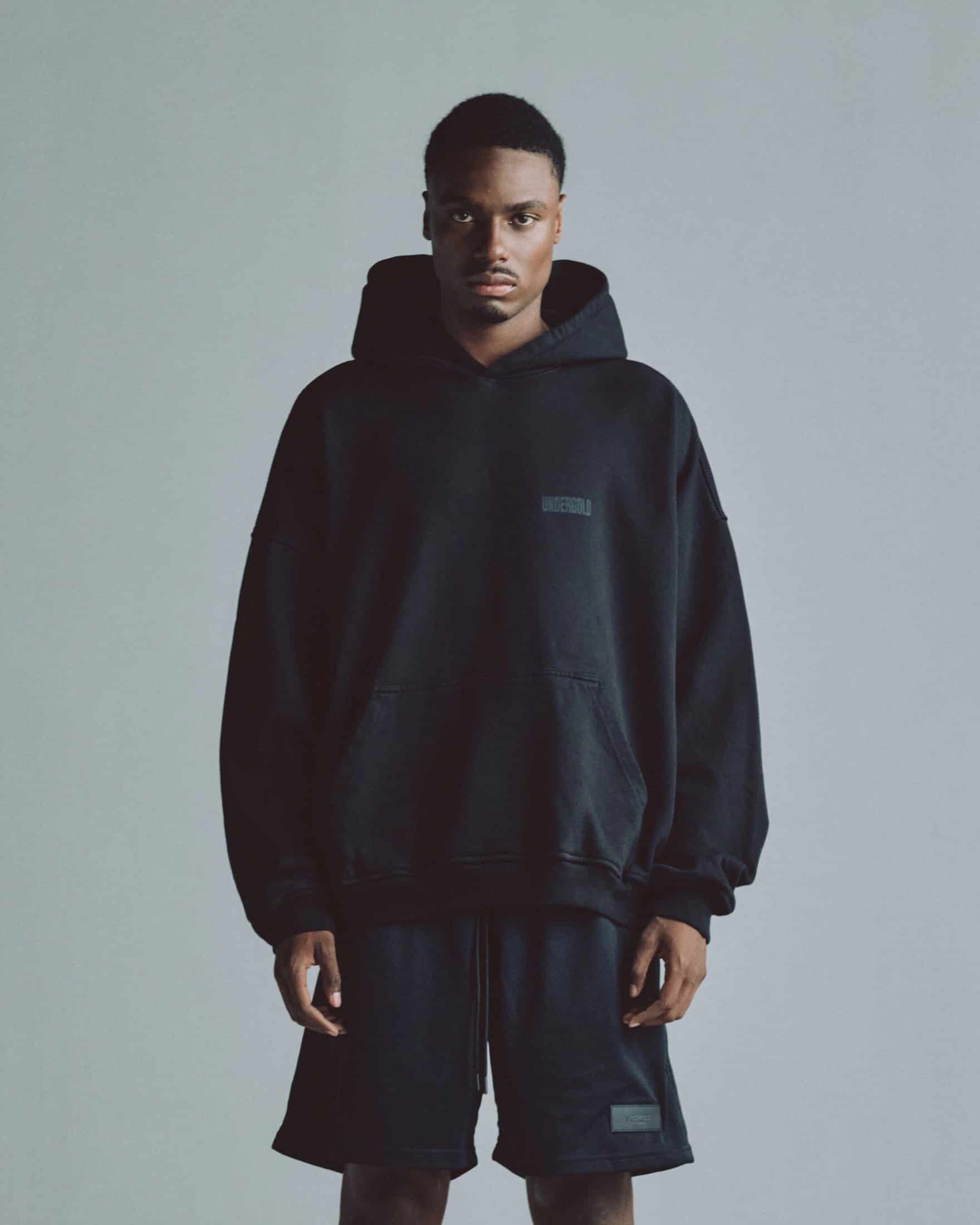 Basics Undergold Hoodie Black - miniatura 2
