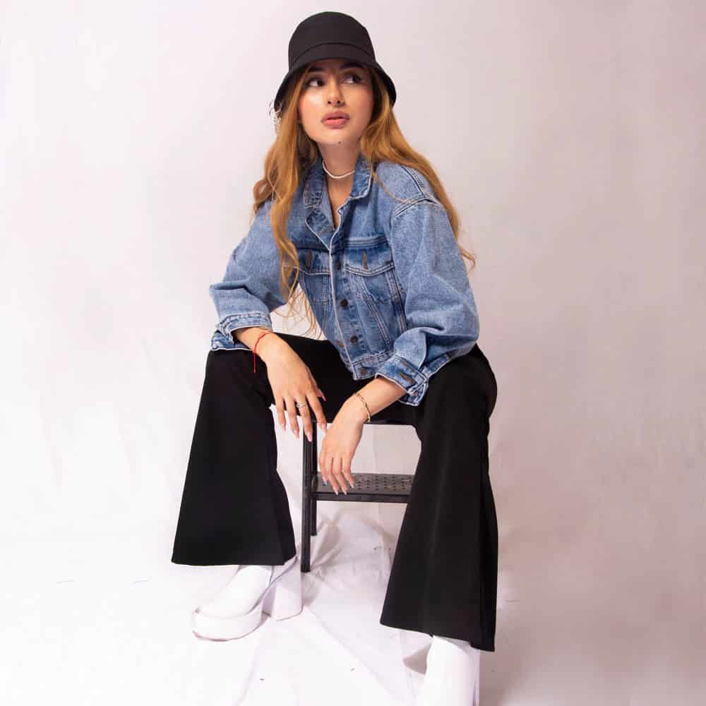 Chaqueta Denim Oversize - miniatura 1