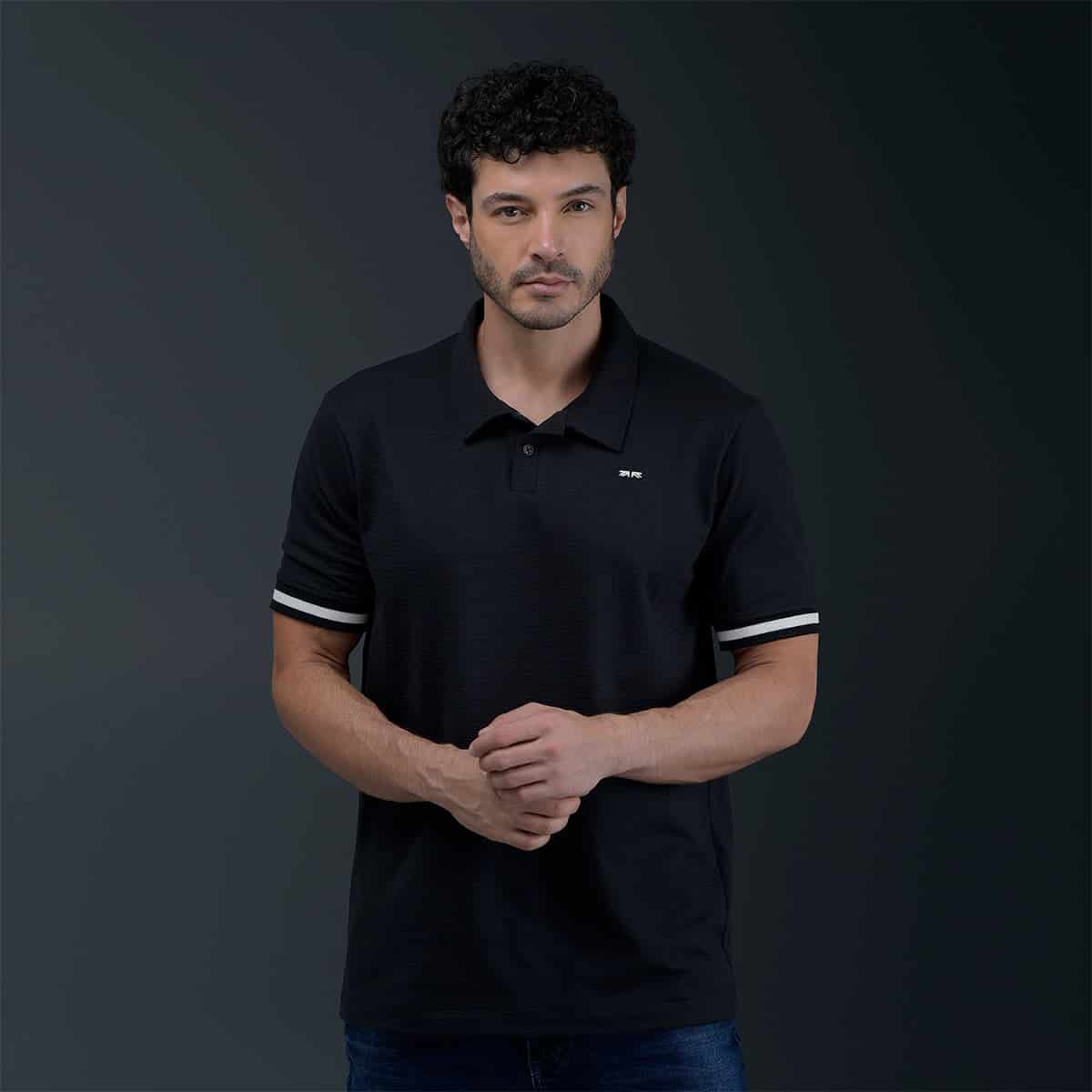 Polo Regular Negro - miniatura 1