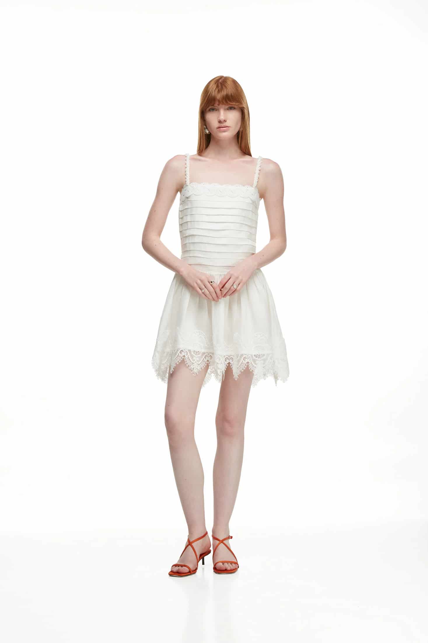 CLARA MINI DRESS WHITE - miniatura 1