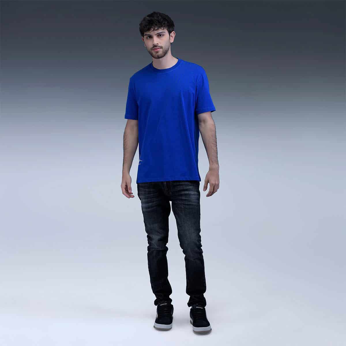 Camiseta Regular Azul - miniatura 4