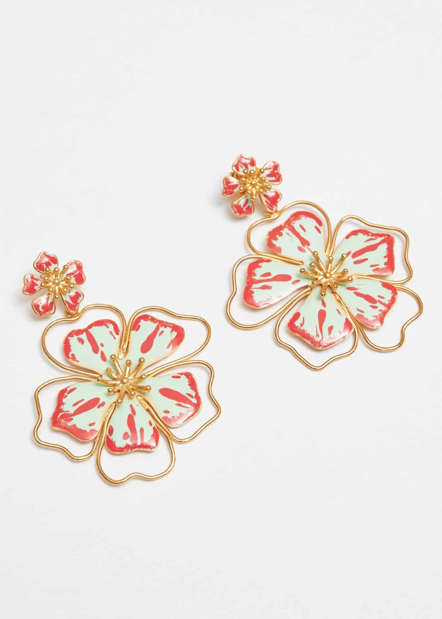 Aretes Andreae Verde Swirl - miniatura 1