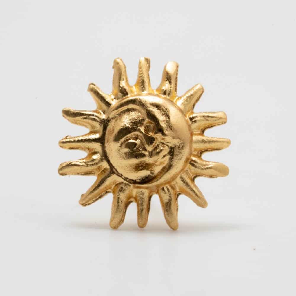 Aretes Topo Sol de Rumbo - miniatura 3