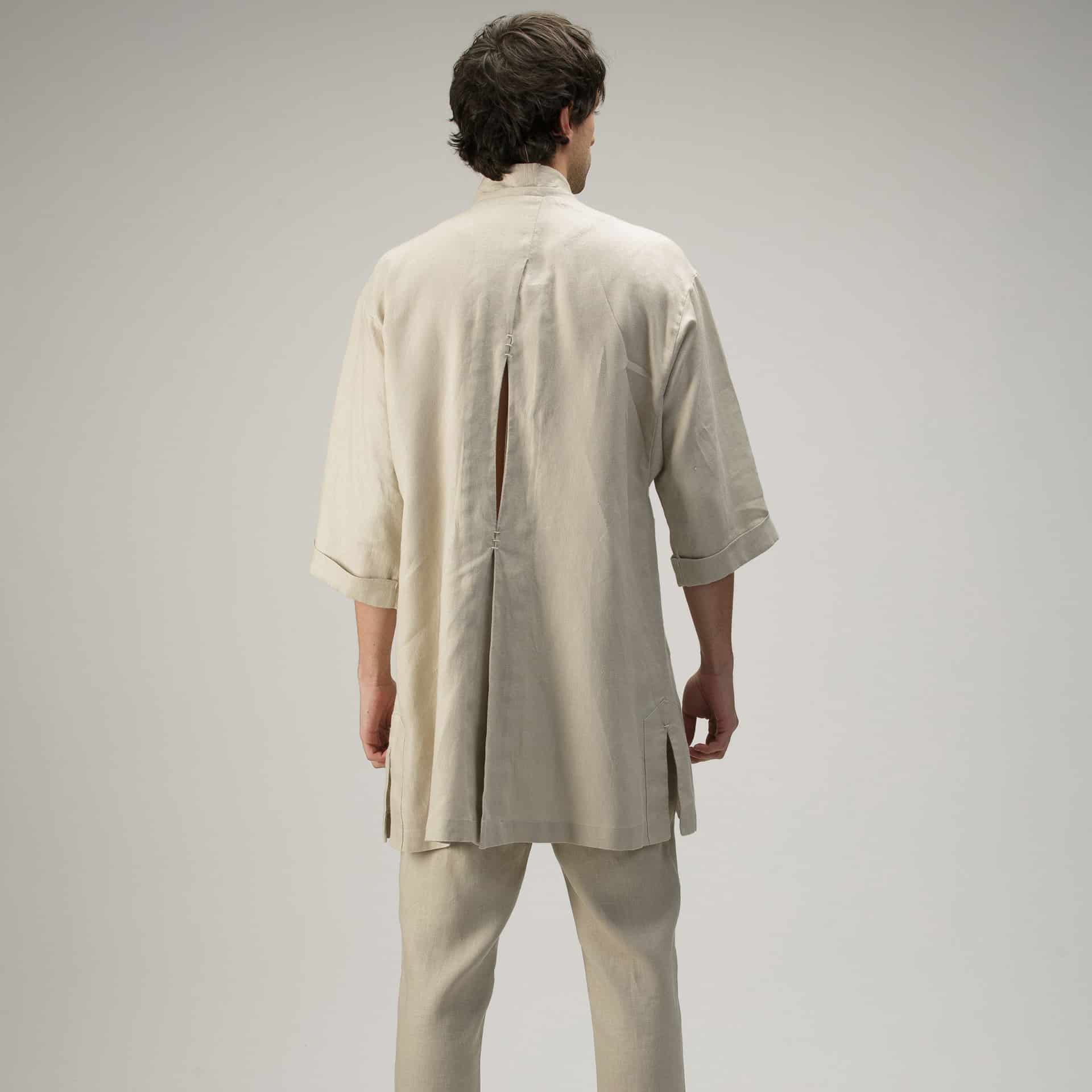 Kimono Cruzado - Natural - miniatura 5