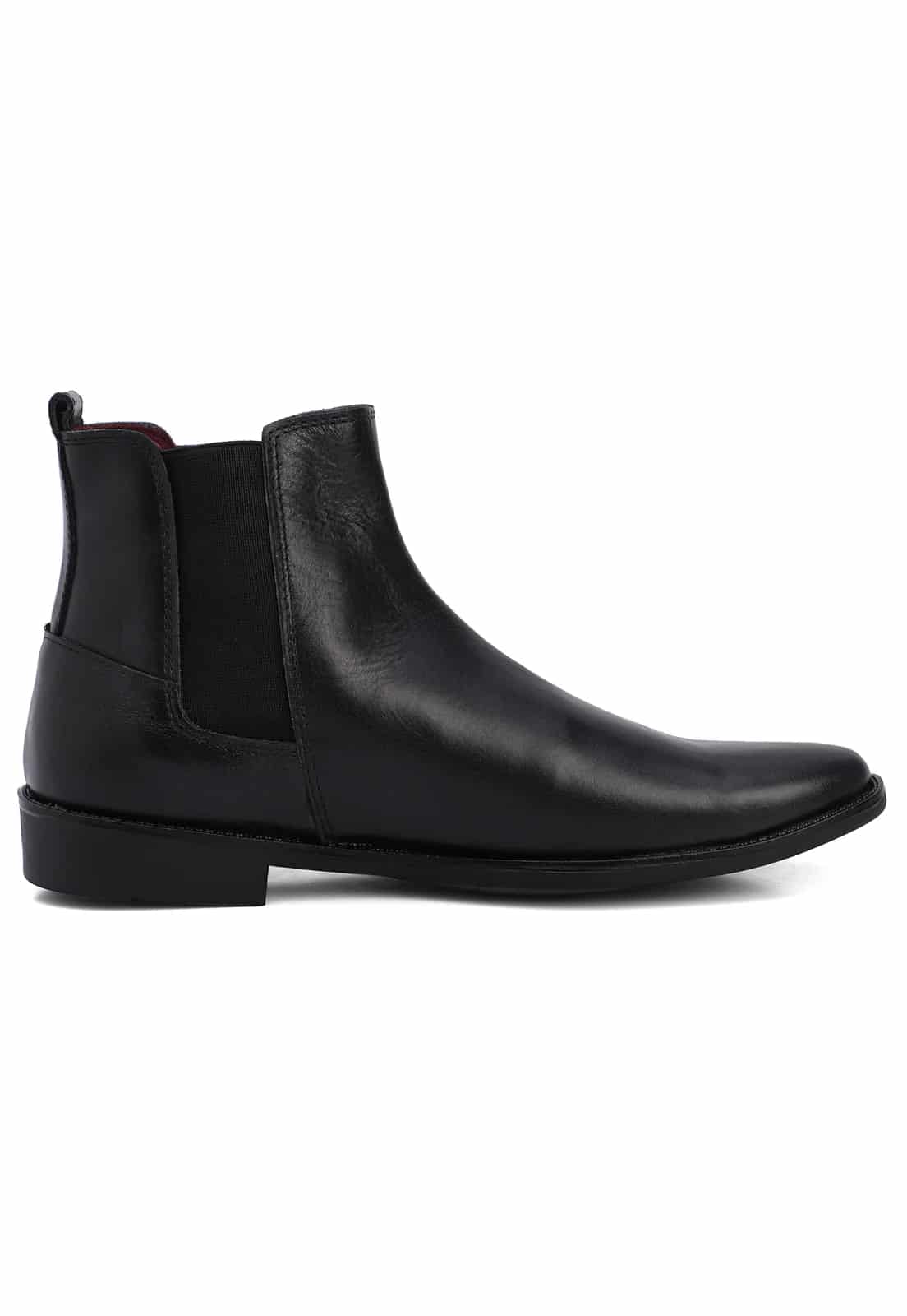 Botines chelsea negros en cuero - miniatura 7