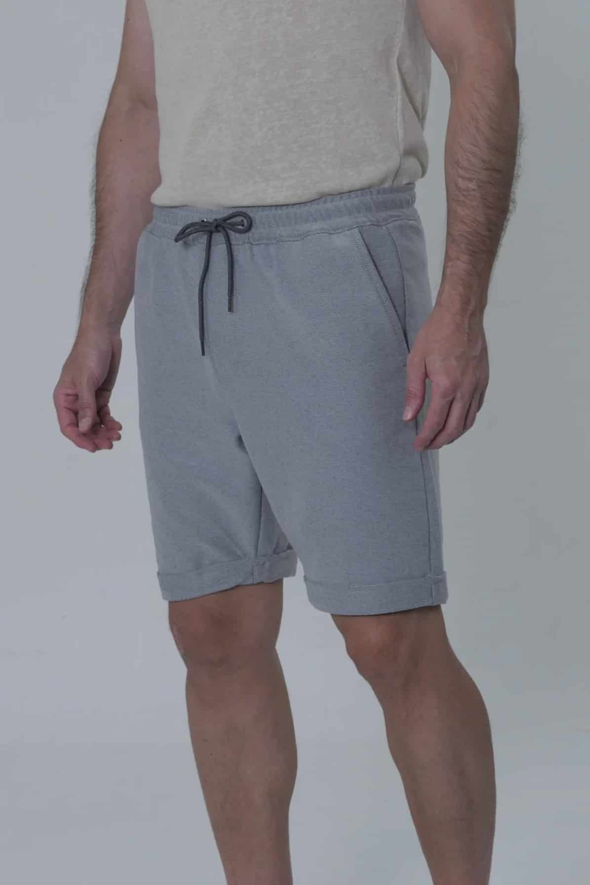 Bermuda Burda Js  Hombre Gris Jaspe - miniatura 2