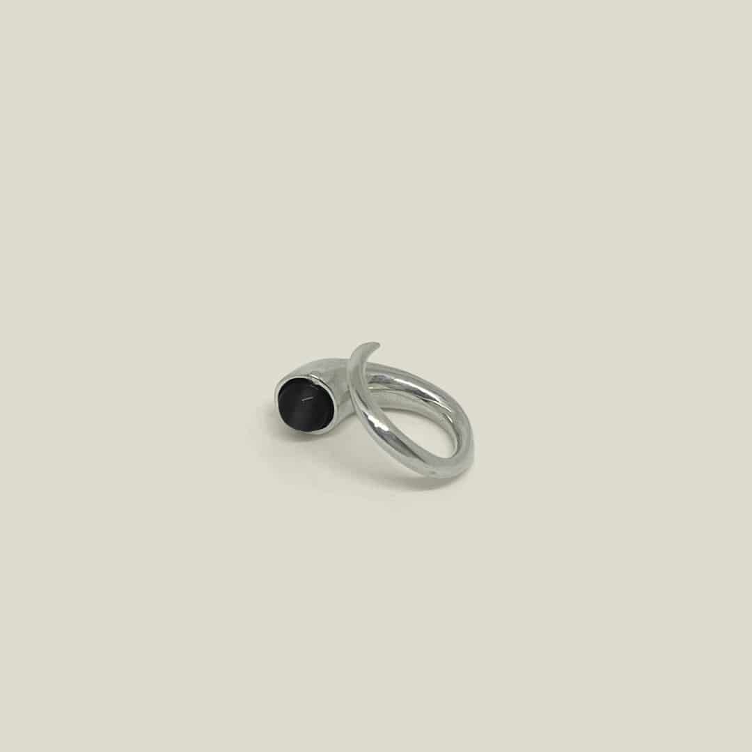 Mini Dum Pinky Ring Silver - miniatura 7