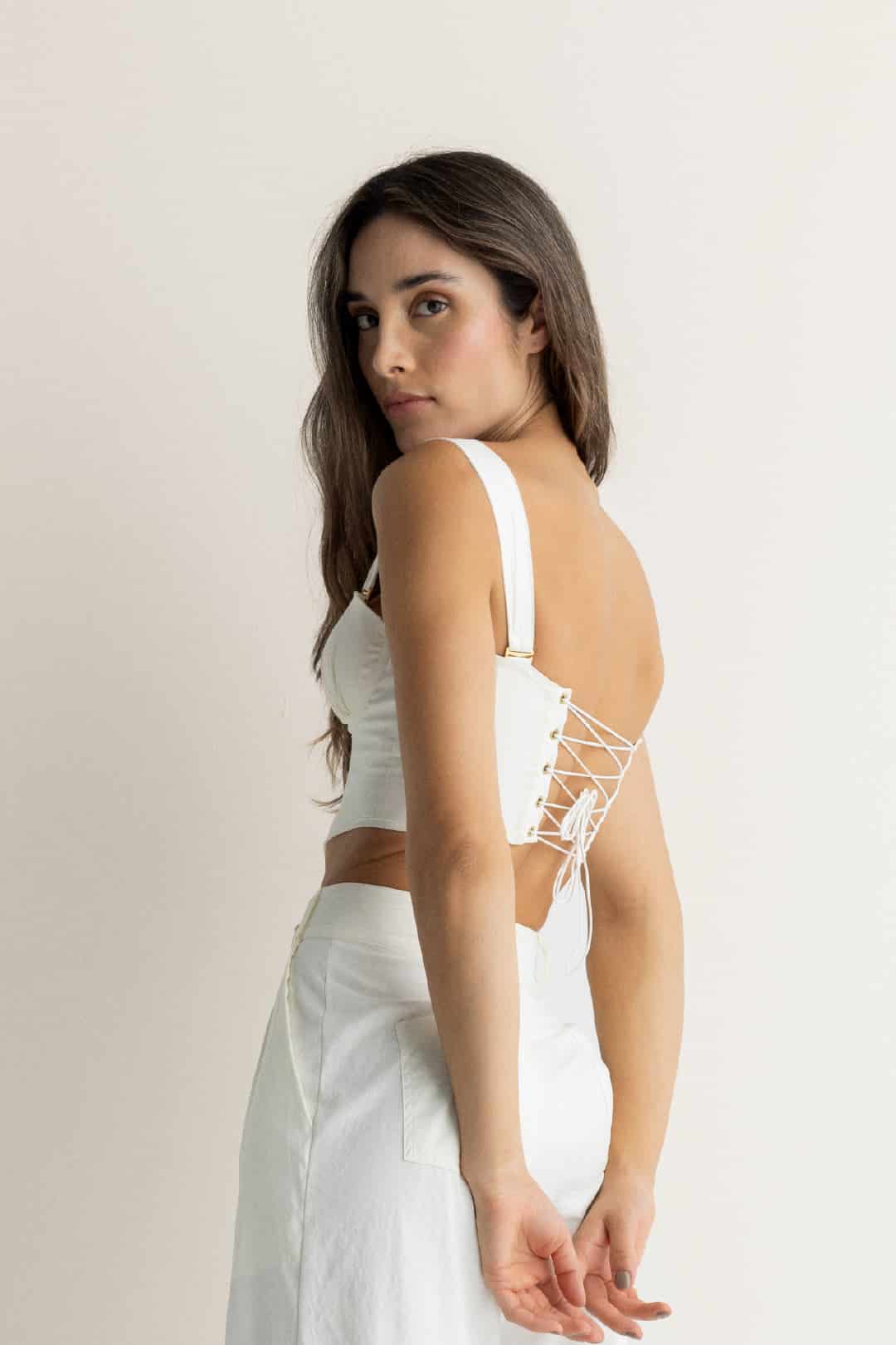 CROP TOP NOAH MARFIL - miniatura 3