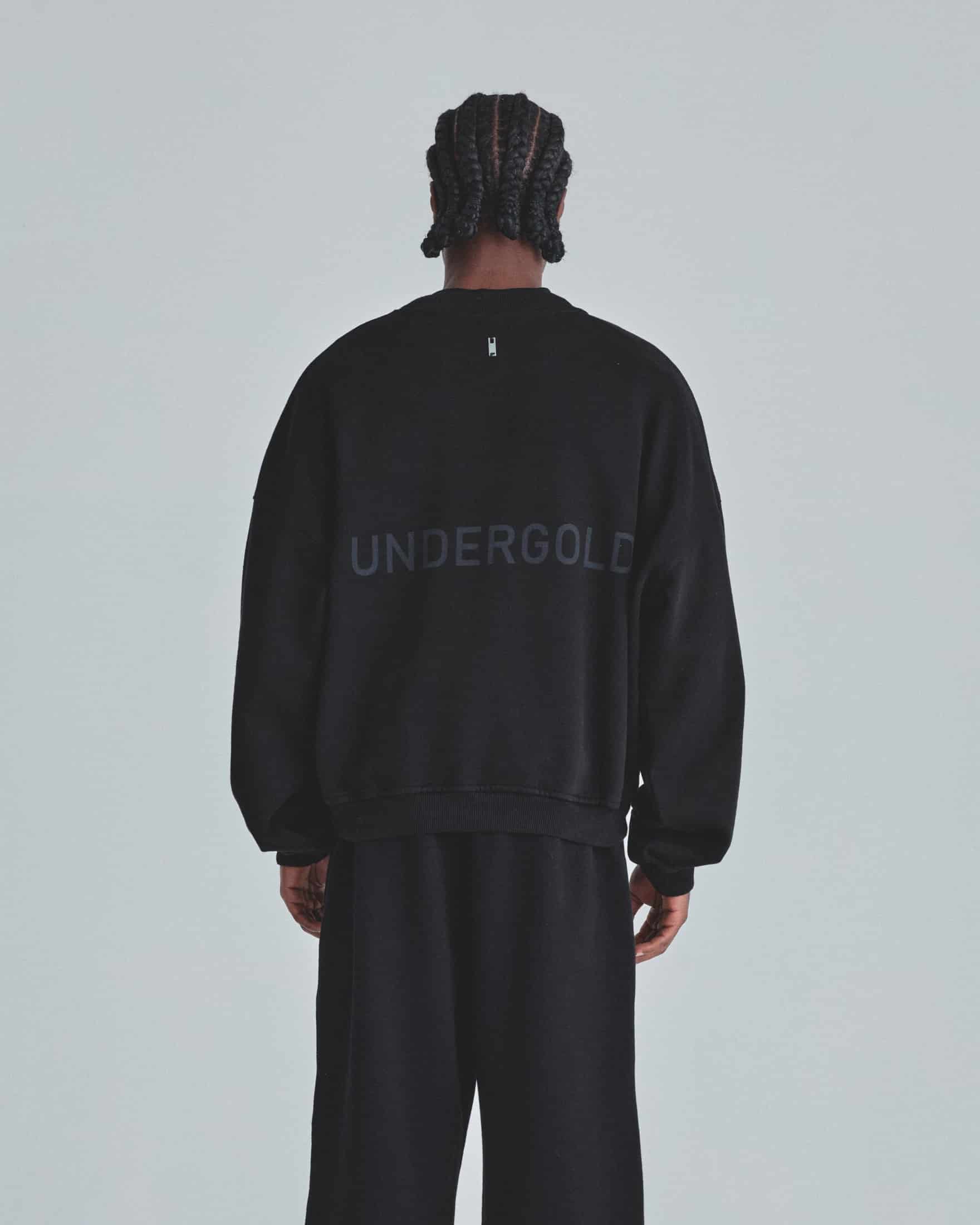 Line Basic Boxy Fit Crewneck Black - miniatura 7
