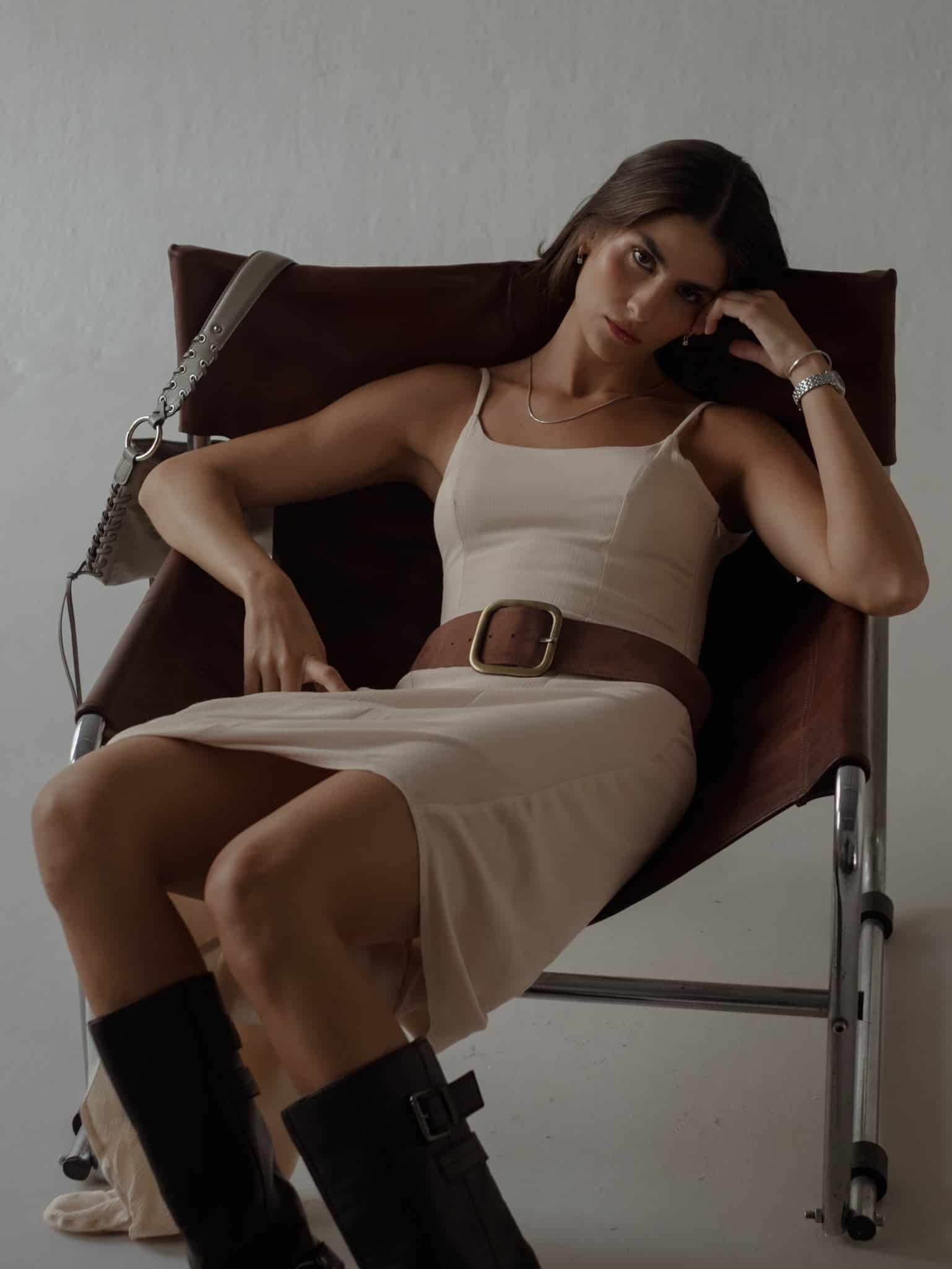 THE MINIMAL DRESS - NATURAL - miniatura 2