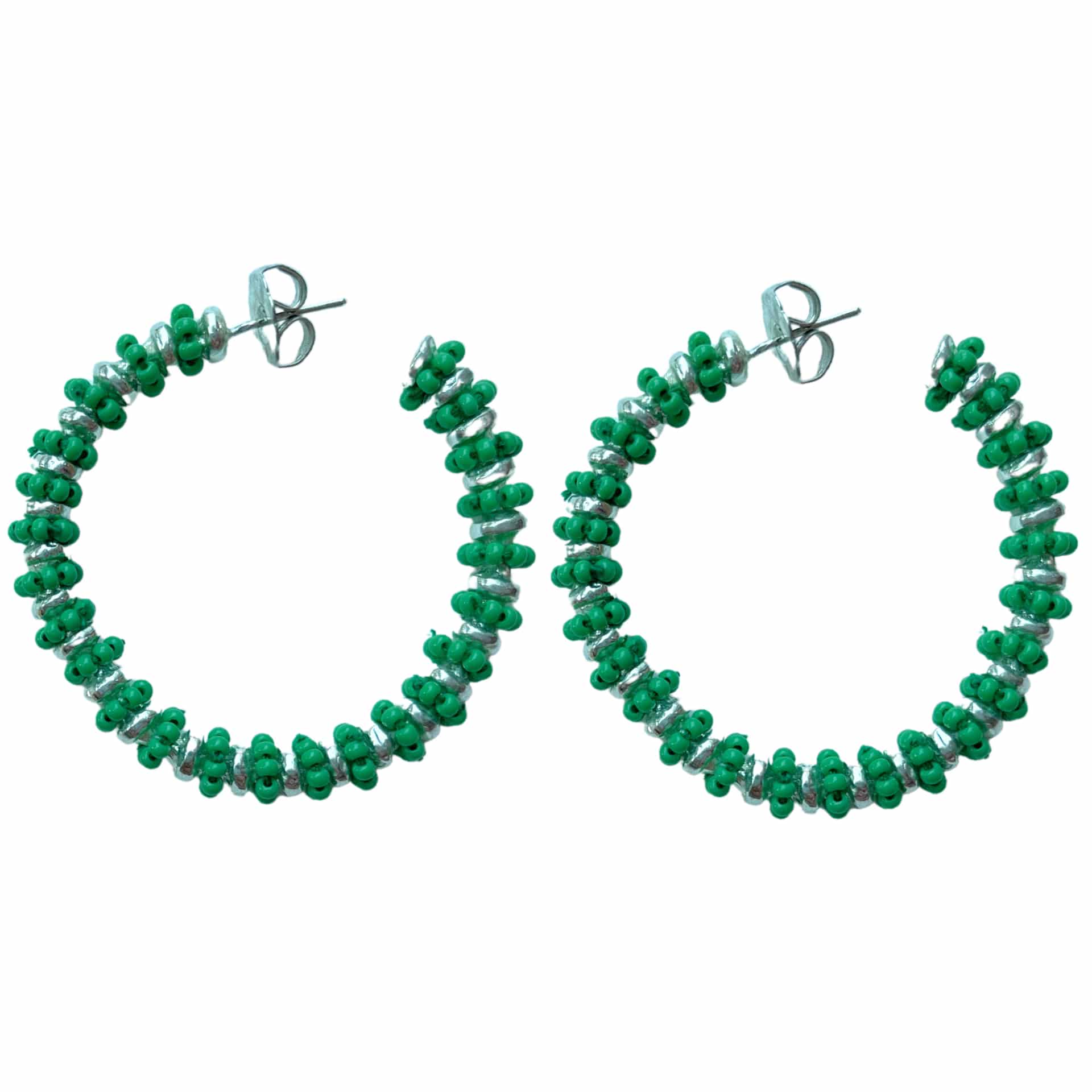 Formation Beaded Maxi Hoops - miniatura 8