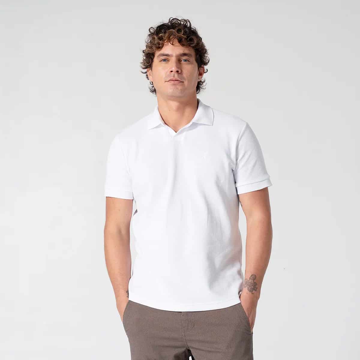 Camiseta Polo Slim Sombra - miniatura 3