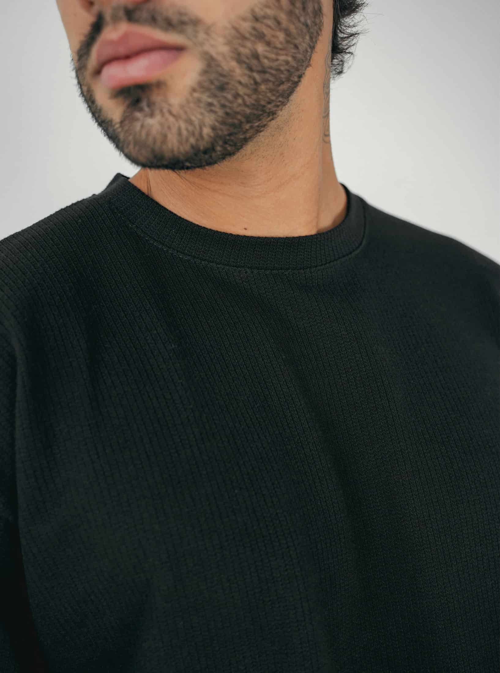 Grid Tee Black - miniatura 4